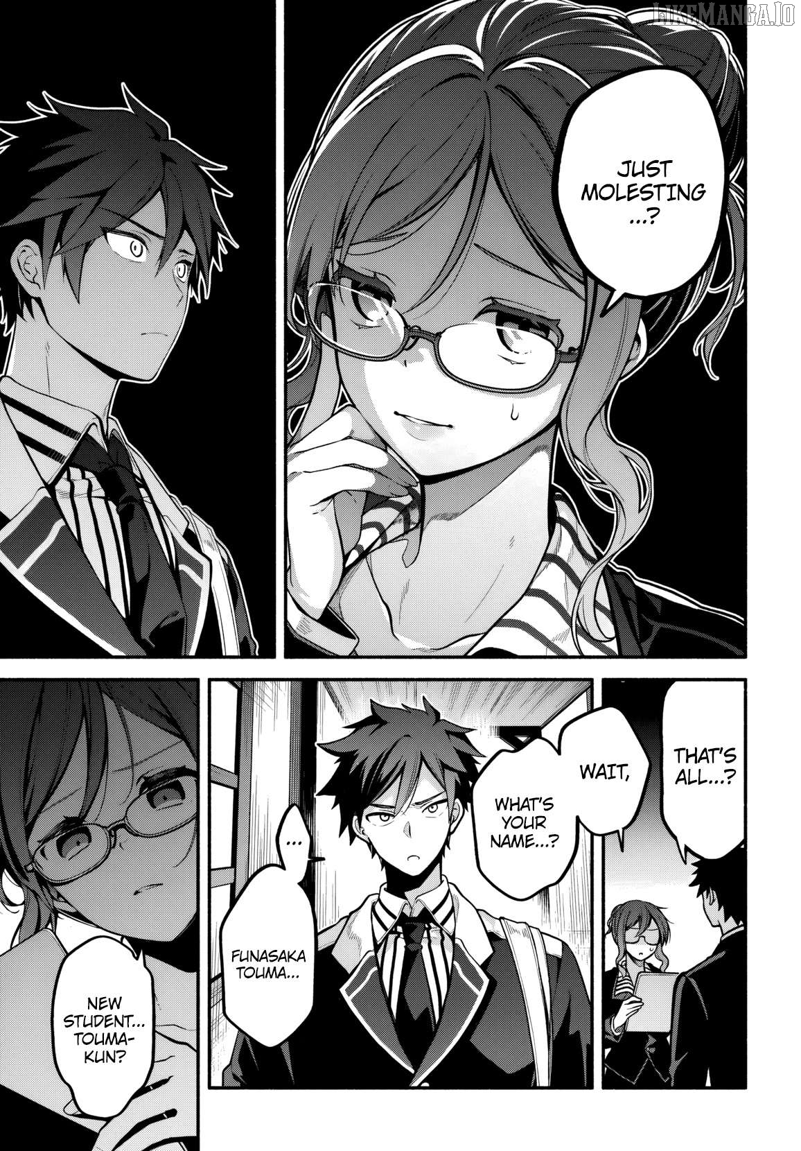 Haisukuuru Hakku ando Surasshu Chapter 1.1 - page 12