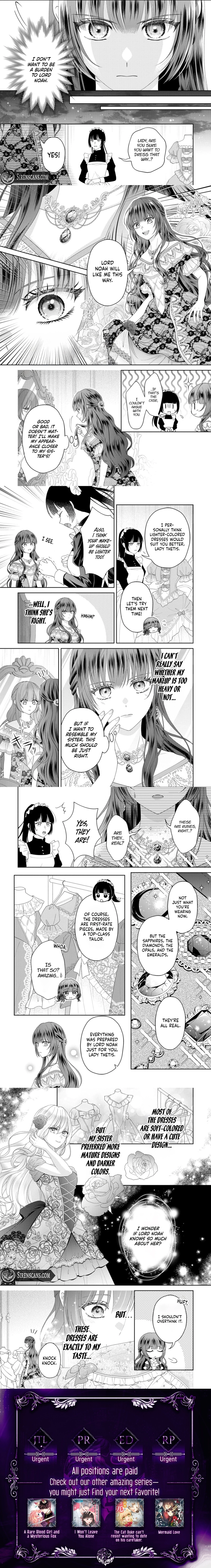 I Married the Chief Magician Who Loved My Sister in Her Place… But for Some Reason, He’s Madly in Love with Me!? — The Incompetent Noble Lady Blooms into the Nation’s Top Barrier Magician Chapter 1 - page 3