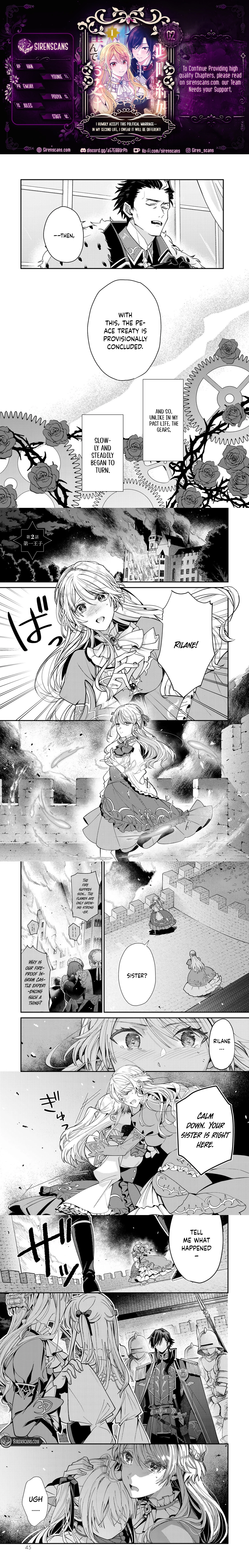 I Humbly Accept This Political Marriage — In My Second Life, I Swear It Will Be Different! Chapter 2 - page 1