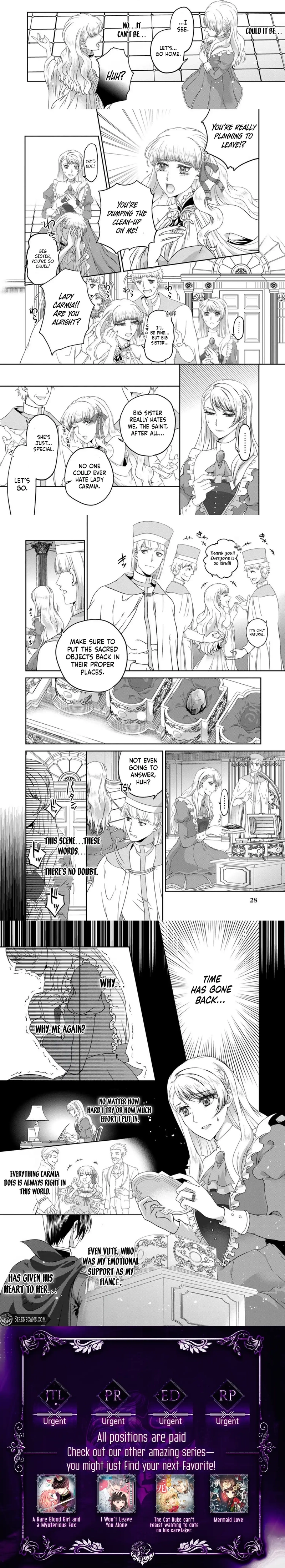 The Noble Lady Who Lost Everything to Her Sister Learns of Her Fiancé’s Betrayal and Returns to the Past Chapter 1 - page 3