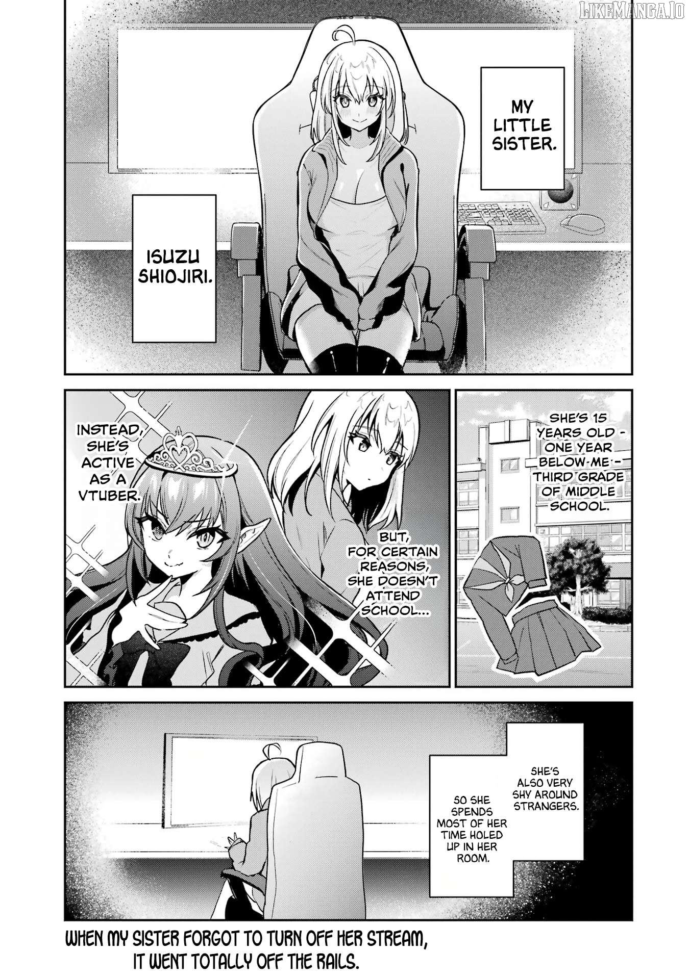 I'm the Older Brother of a Famous VTuber, But for Some Reason I Became Famous Chapter 2 - page 1