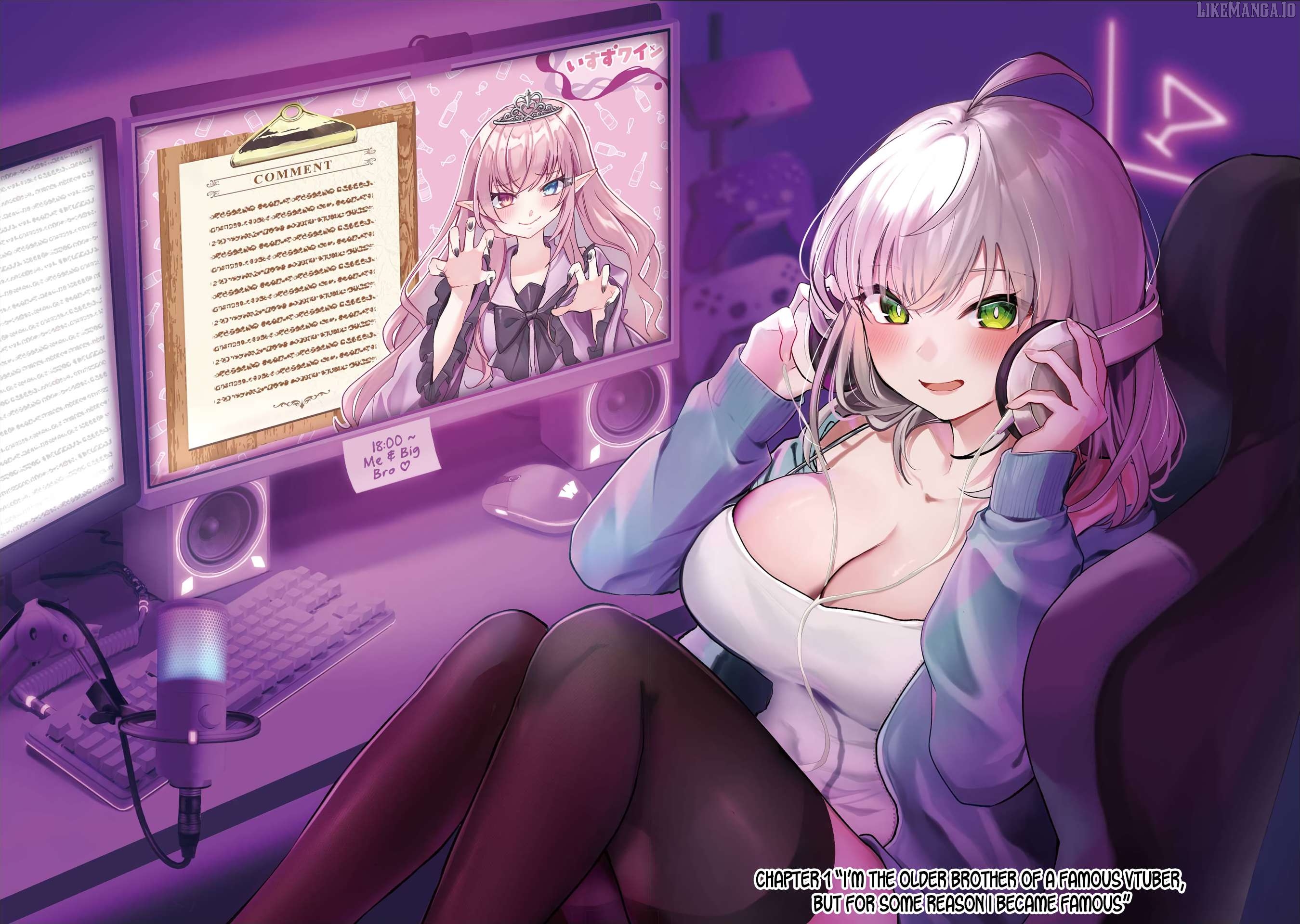 I'm the Older Brother of a Famous VTuber, But for Some Reason I Became Famous Chapter 3 - page 2