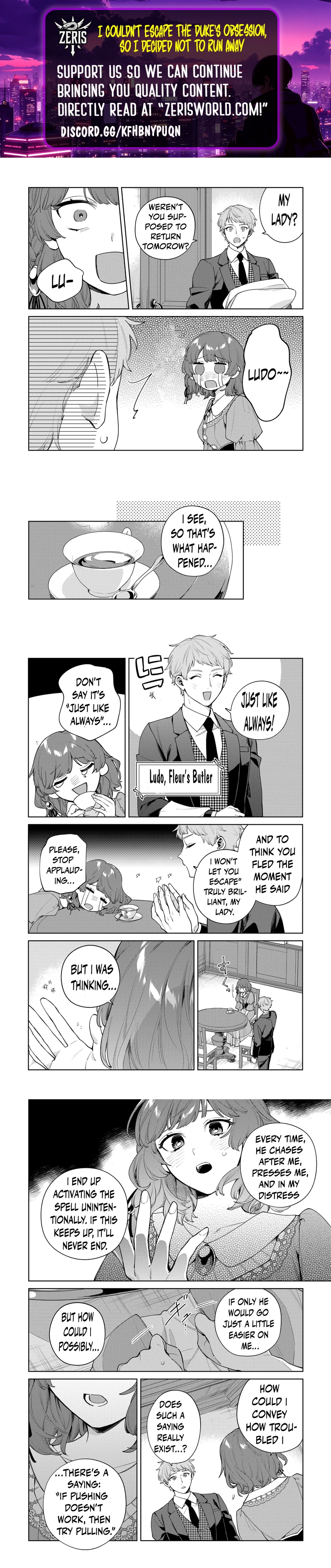 I Couldn’t Escape the Duke’s Obsession, So I Decided Not to Run Away Chapter 1.4 - page 1