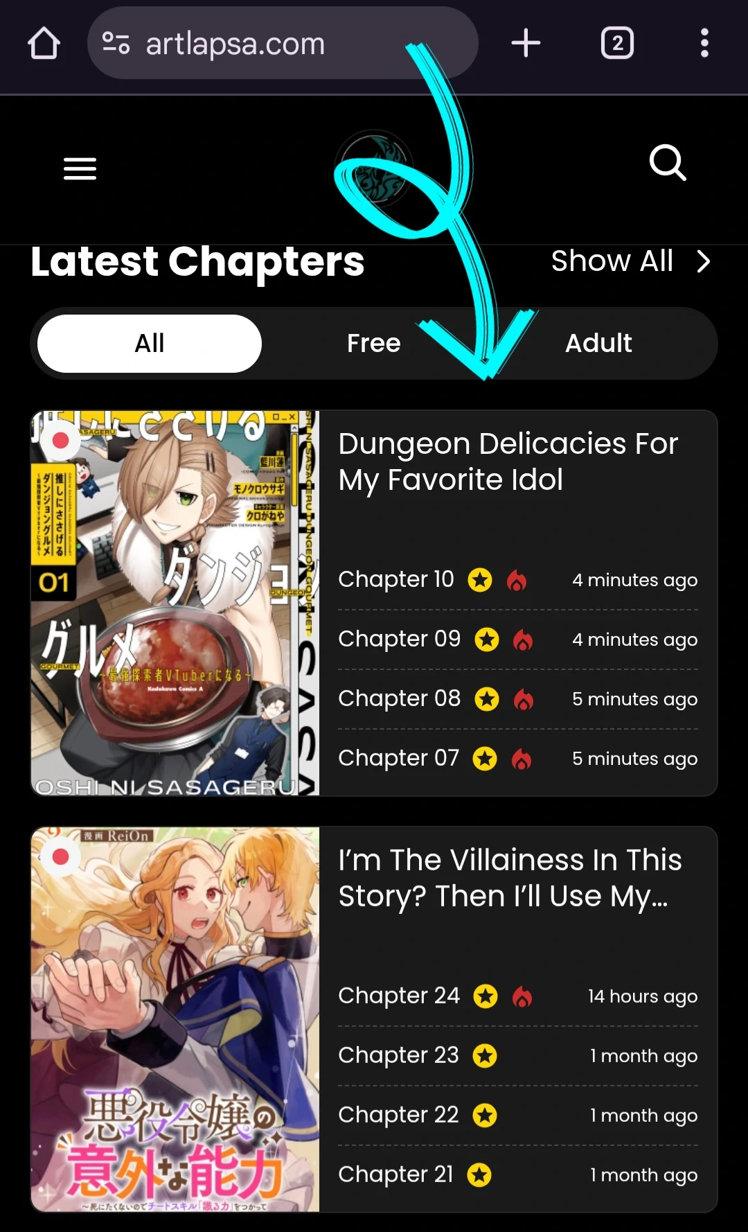 Dungeon Delicacies for My Favorite Idol Chapter 2 - page 1