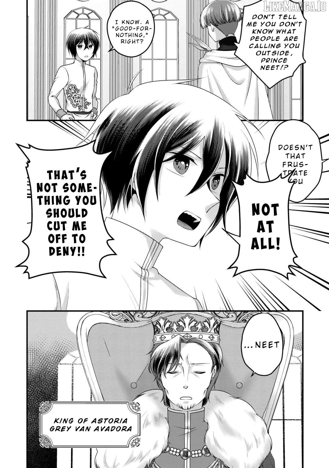 Tensai Dai Ni Ouji wa Hikikomori Tai: “Koku Kaishi” no Mujikaku Musou Chapter 1 - page 6