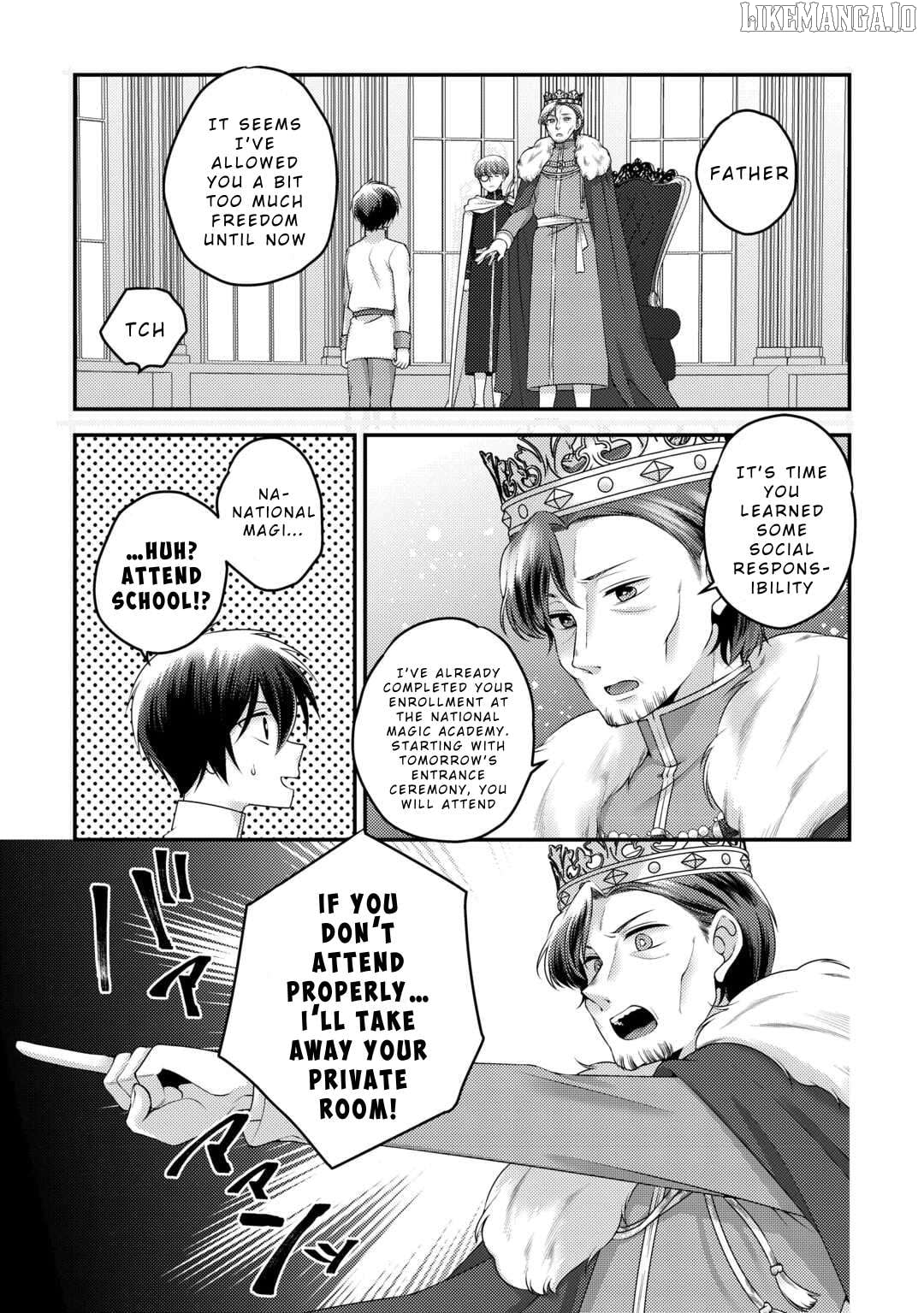 Tensai Dai Ni Ouji wa Hikikomori Tai: “Koku Kaishi” no Mujikaku Musou Chapter 1 - page 7