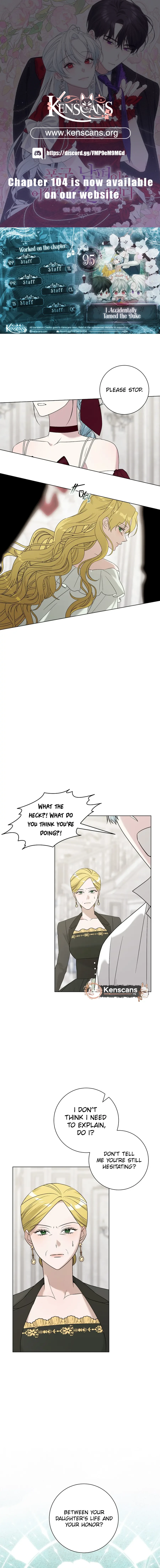 I Accidentally Tamed the Duke Chapter 95 - page 1