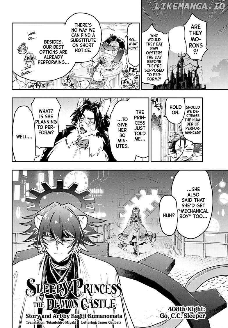 Maou-jou de Oyasumi Chapter 408 - page 2