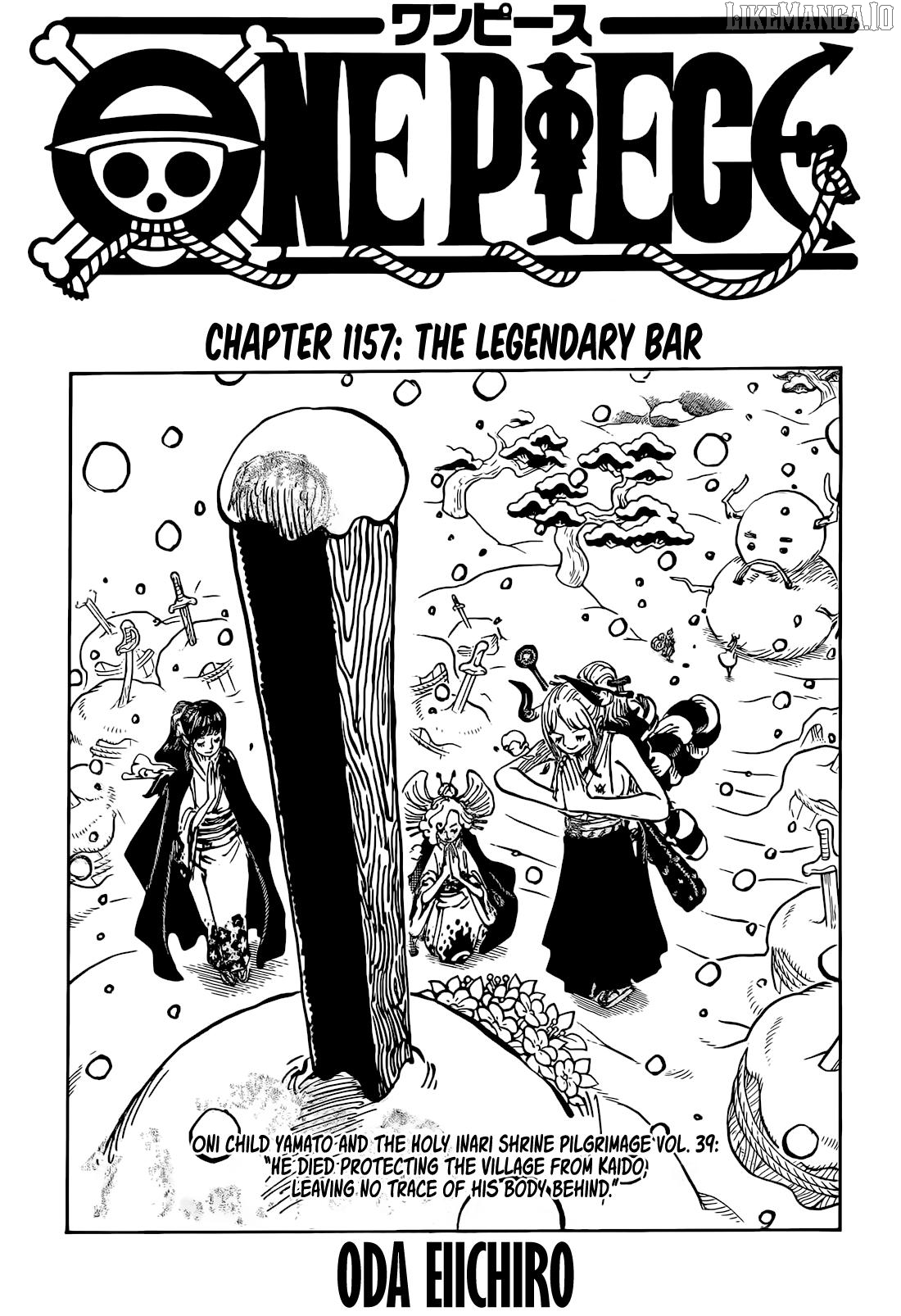 One Piece Chapter 1157 - page 1