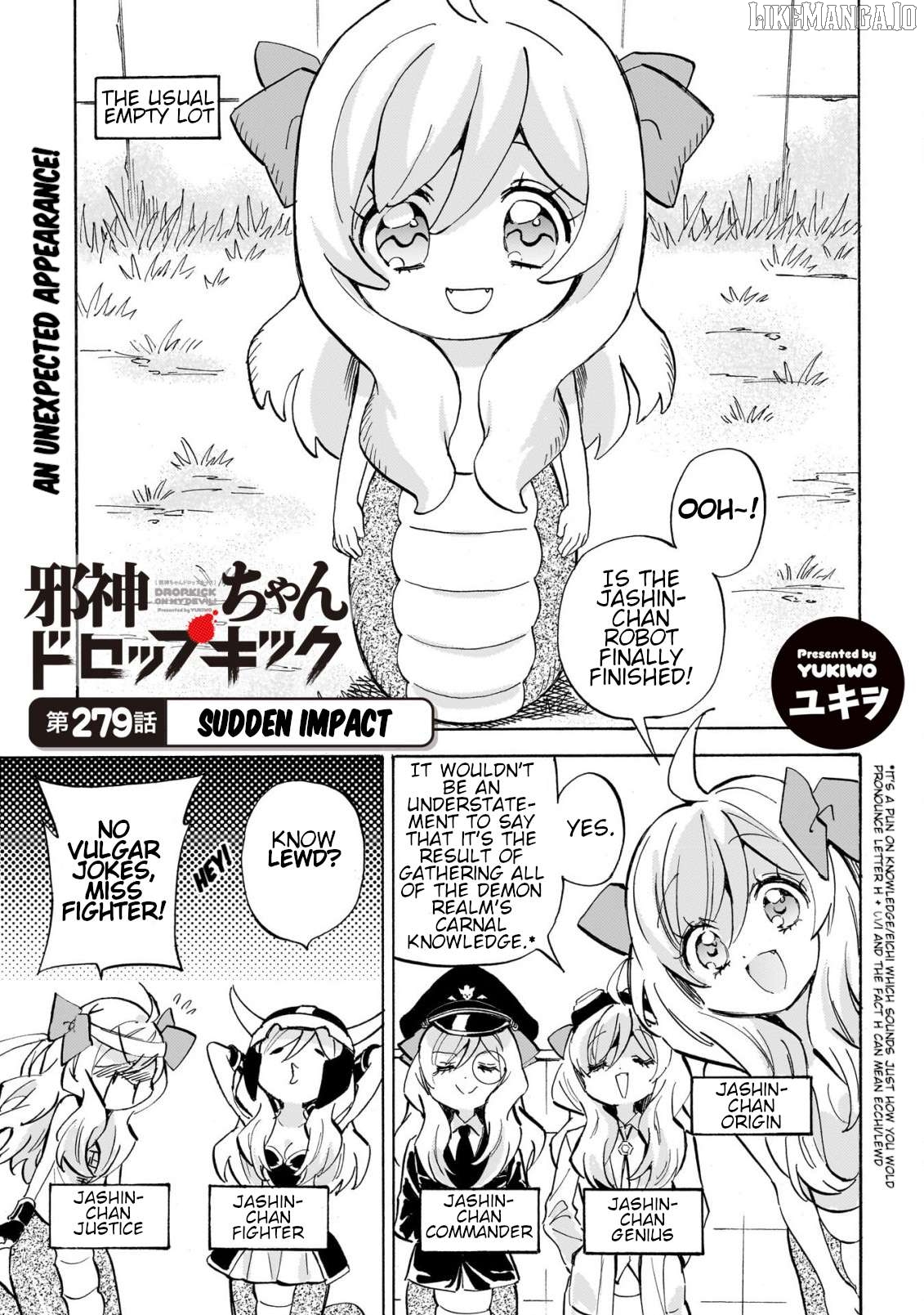 Jashin-chan Dropkick Chapter 284 - page 1