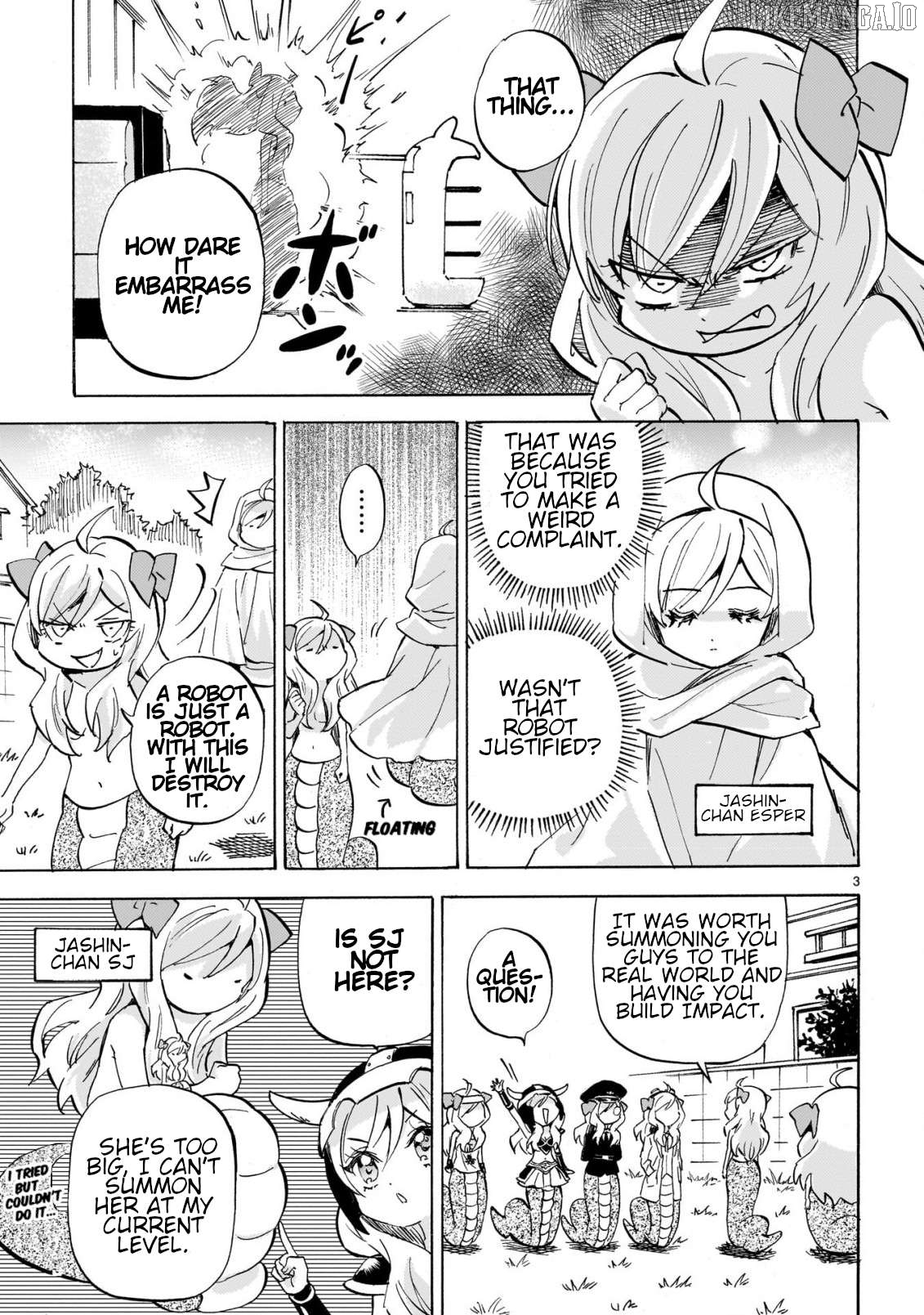 Jashin-chan Dropkick Chapter 284 - page 3