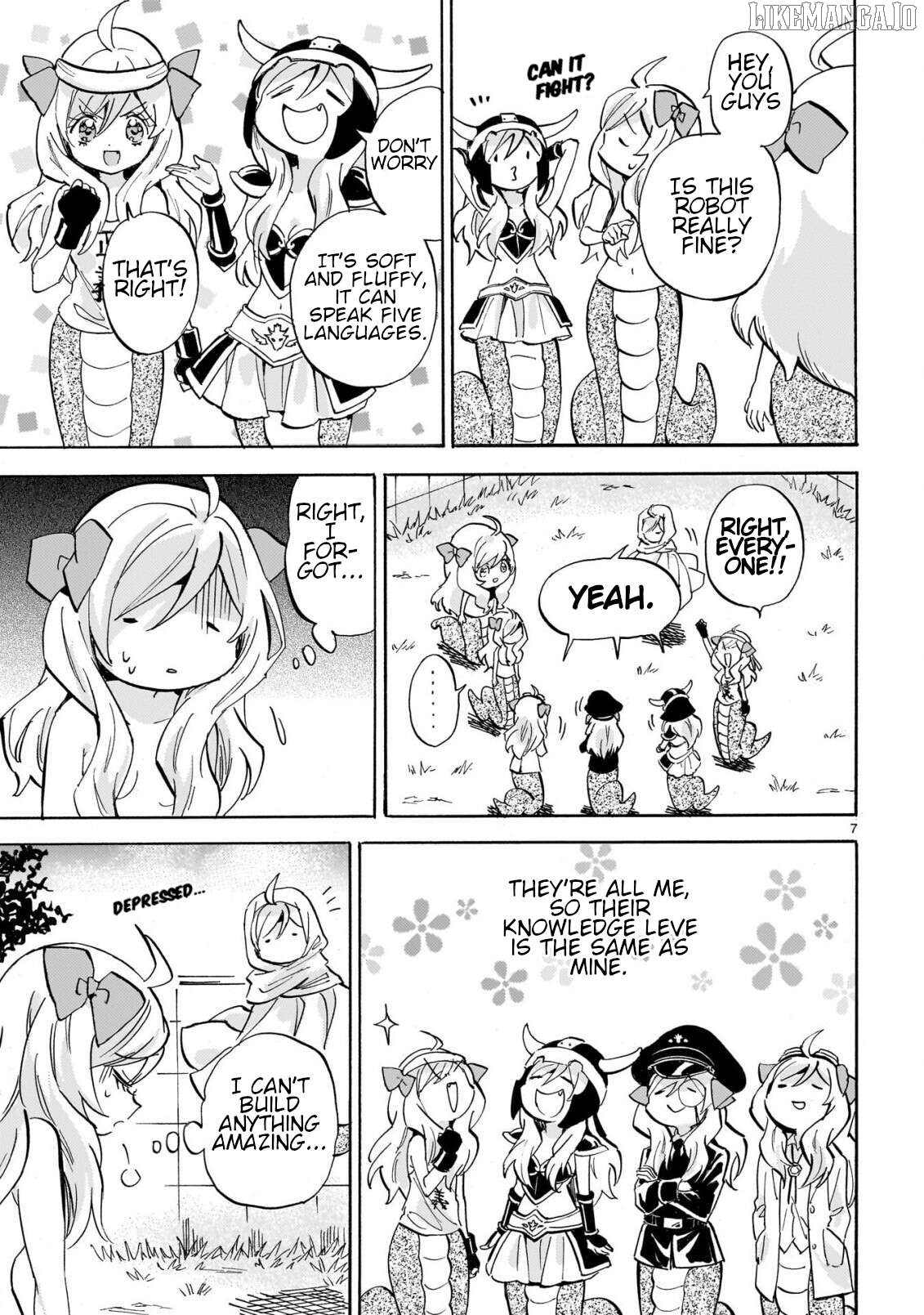Jashin-chan Dropkick Chapter 284 - page 7