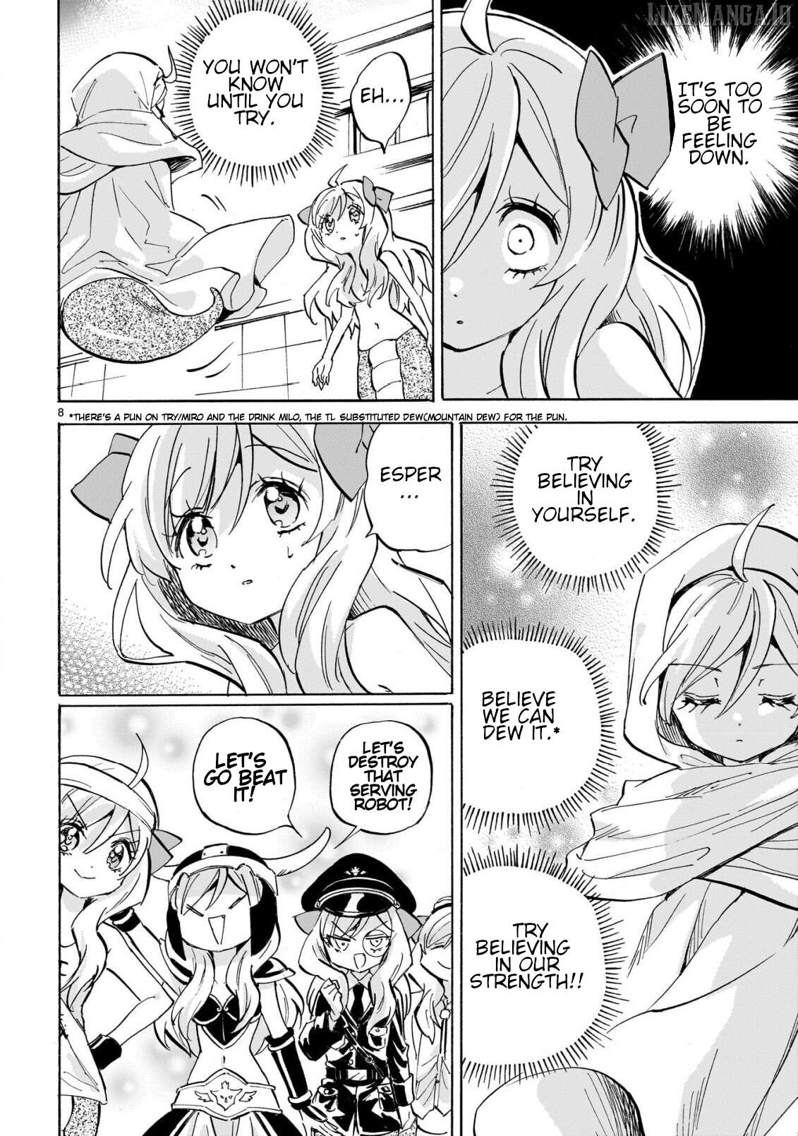 Jashin-chan Dropkick Chapter 284 - page 8