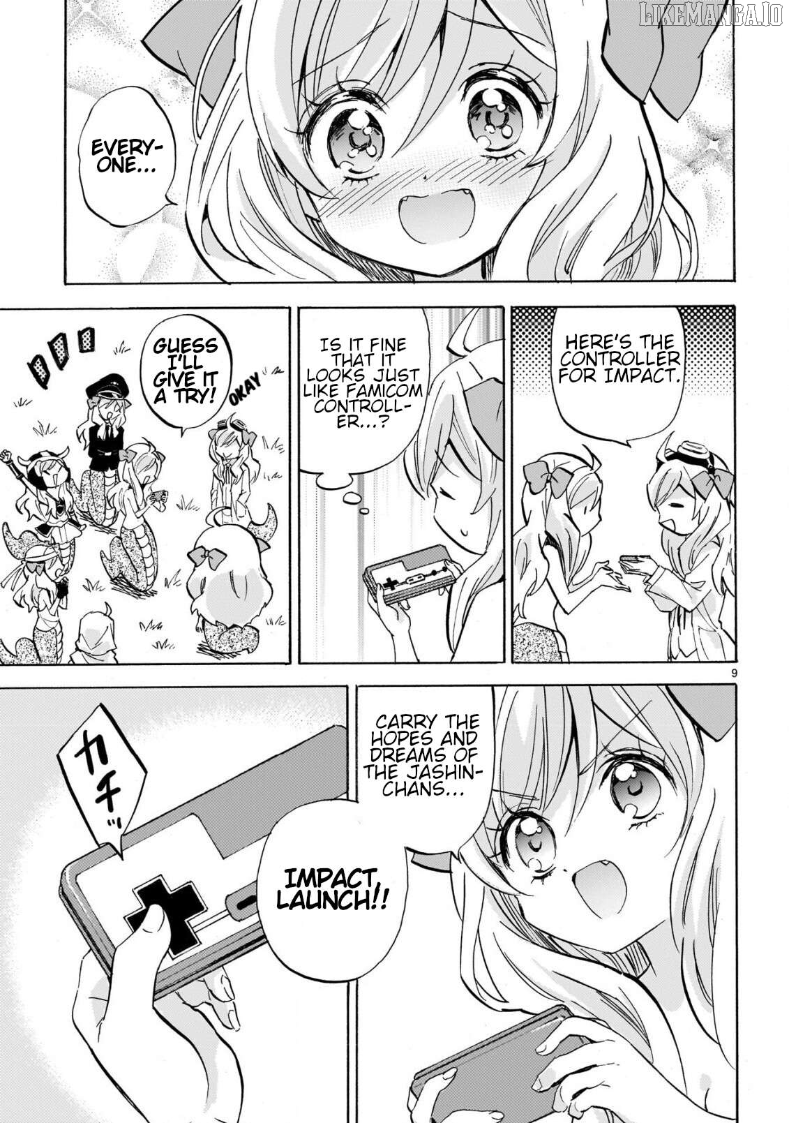 Jashin-chan Dropkick Chapter 284 - page 9