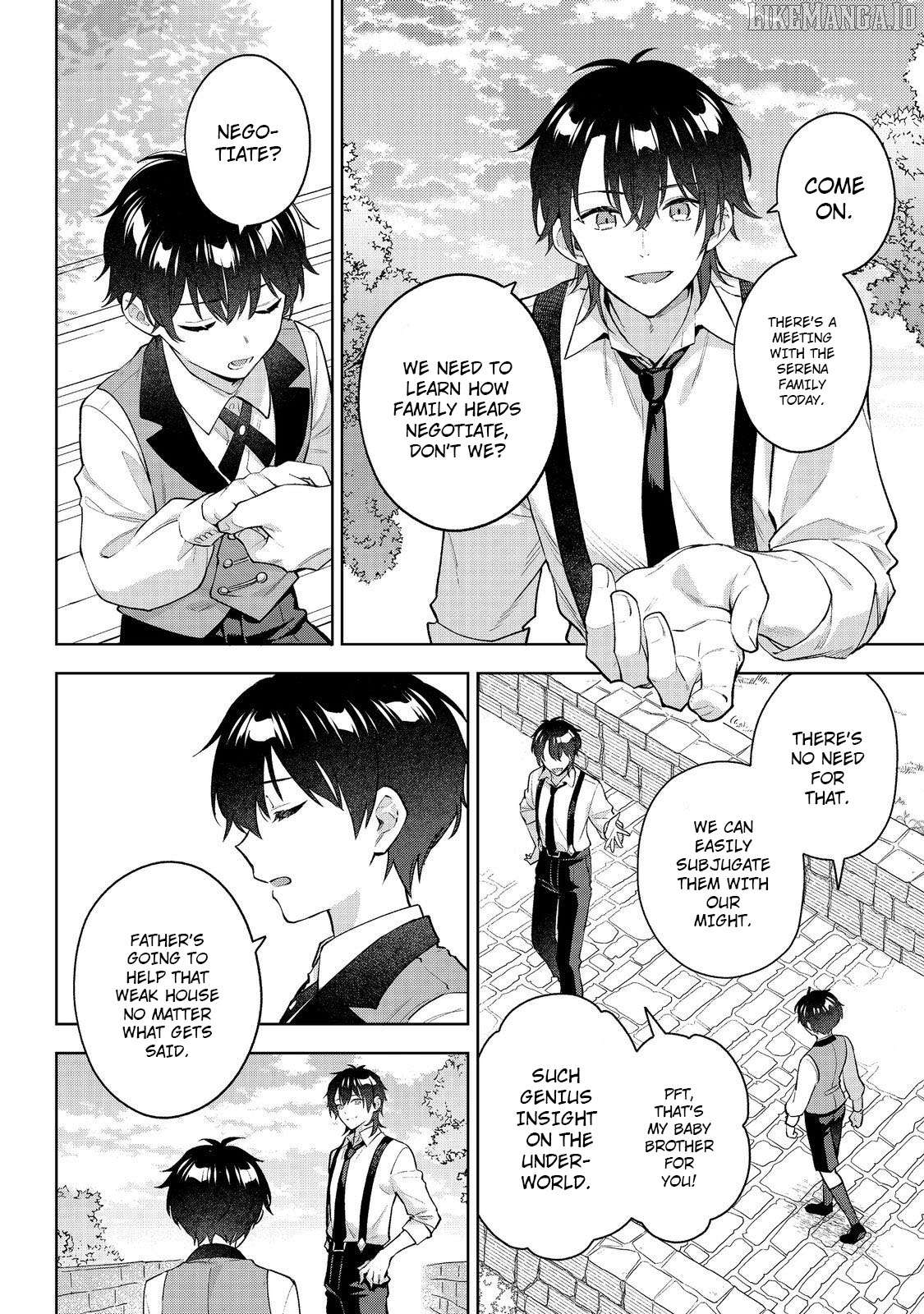 Akumana Akutou Ikka no Mana Musume, Tensei Saki mo Otome Game no Gokudou Reijou deshita Chapter 27 - page 4