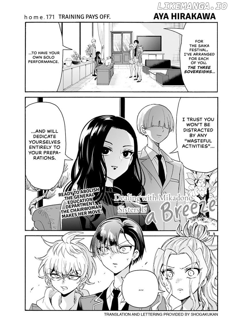 Mikadono Sanshimai Wa Angai, Choroi Chapter 171 - page 2