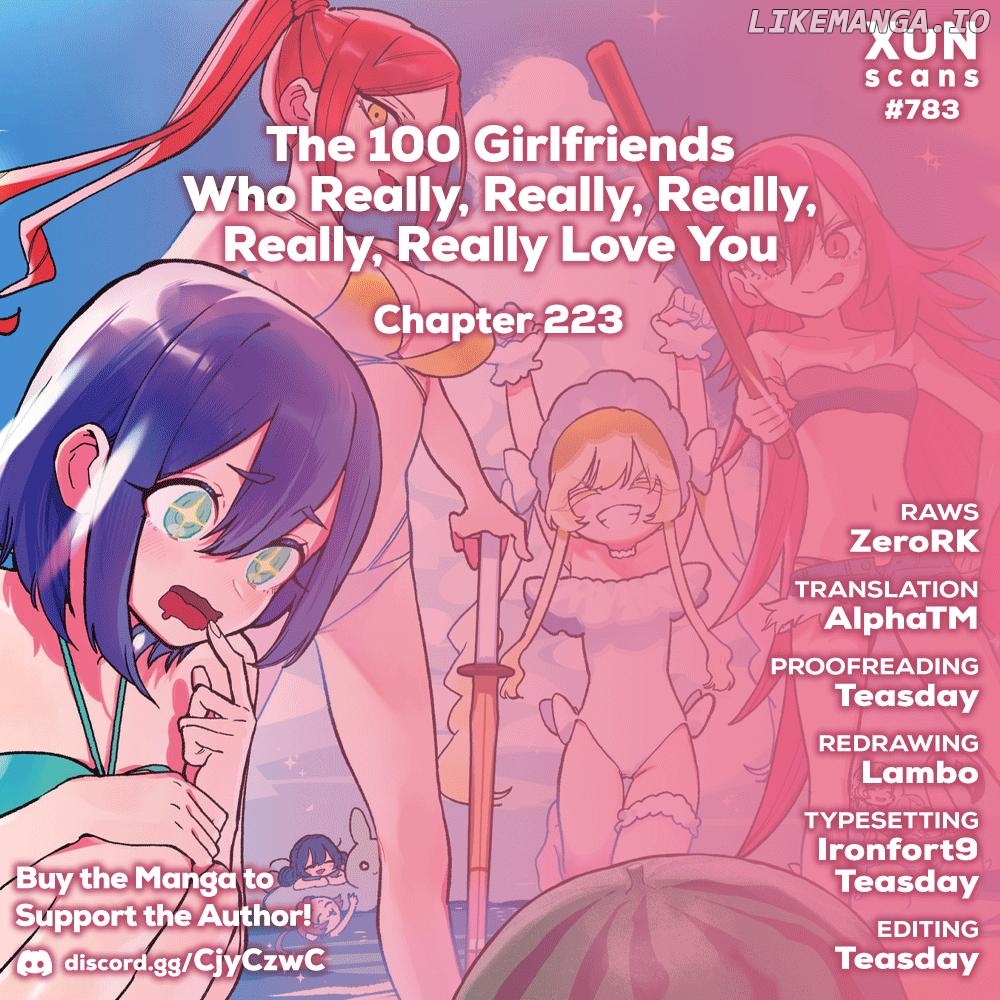 The 100 Girlfriends Who Really, Really, Really, Really, Really Love You Chapter 223 - page 1