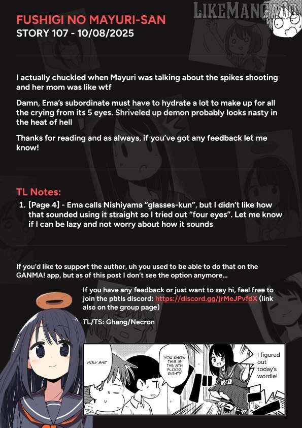 Fushigi no Mayuri-san Chapter 107 - page 5