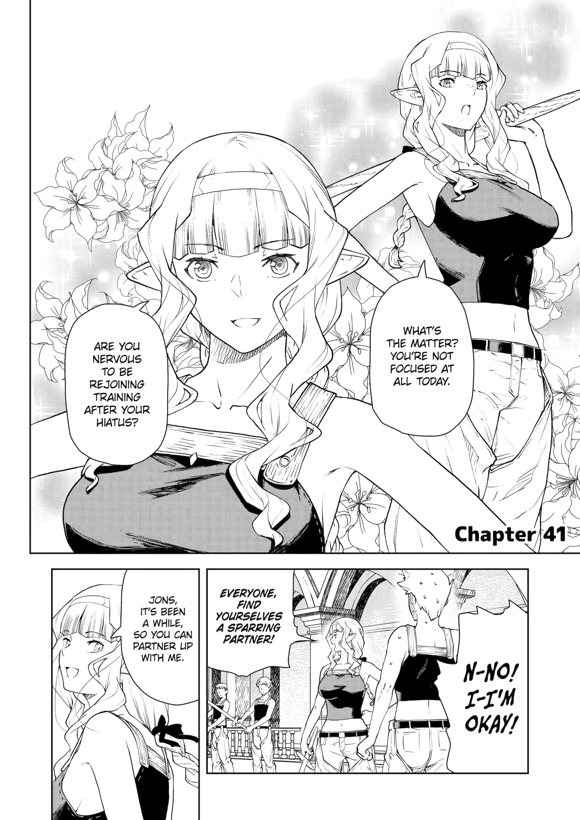 Even The Captain Knight, Miss Elf, Wants To Be A Maiden. Chapter 41 - page 2