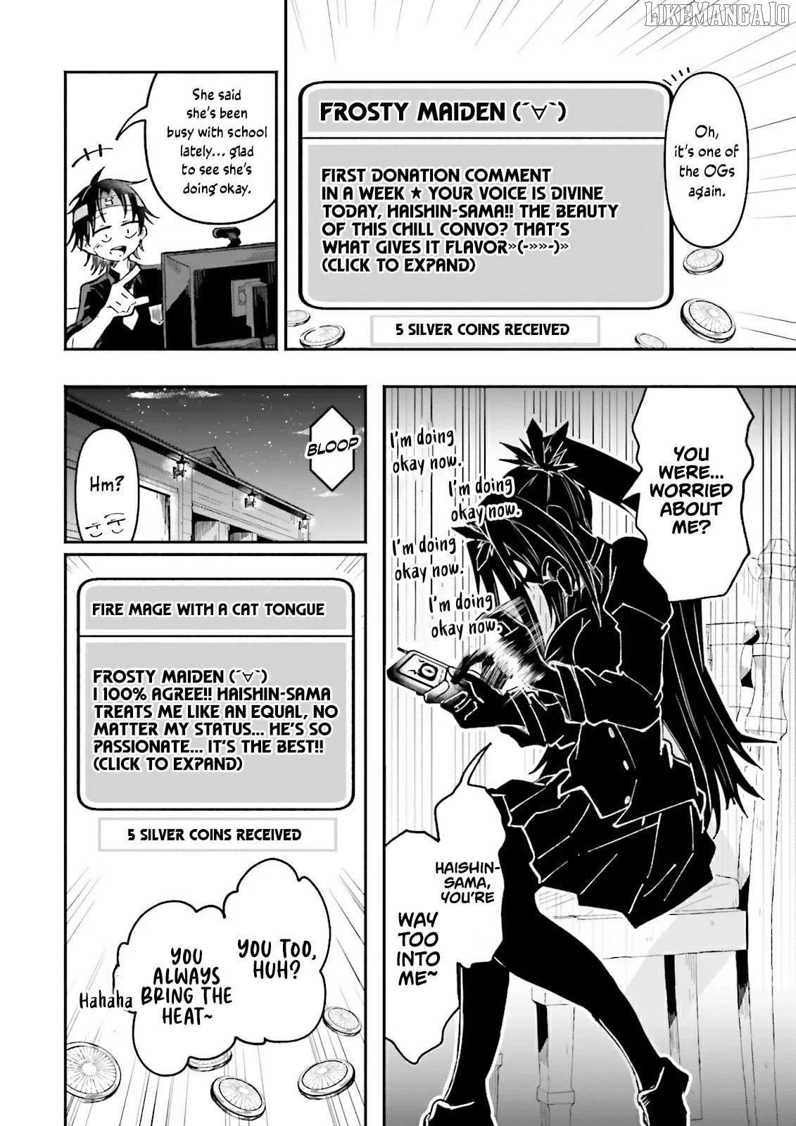 Isekai De Haishin Katsudou Wo Shitara Tairyou No Yandere Shinja Wo Umidashite Shimatta Ken Chapter 54.1 - page 2