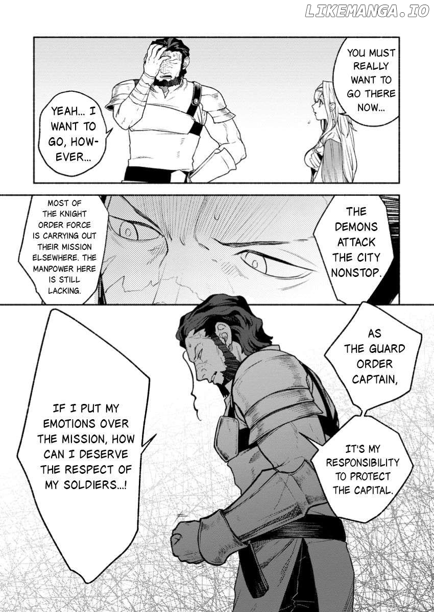 Sono Monban, Saikyou Nitsuki Tsuihou Sareta Bougyo Ryoku 9999 No Senshi, Outo No Monban Toshite Musou Suru Chapter 39 - page 6