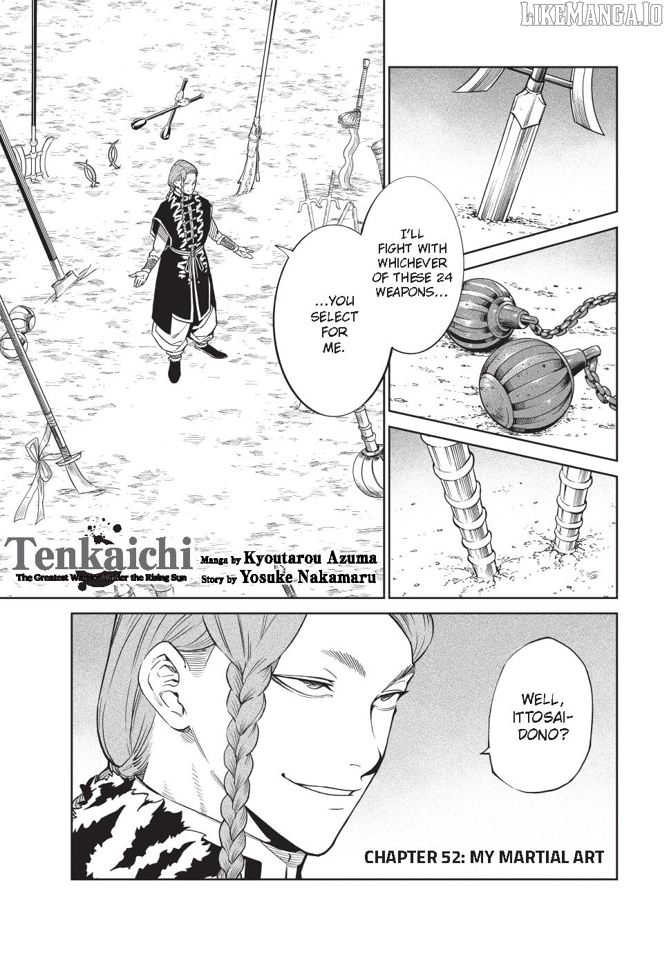 Tenkaichi: Nihon Saikyou Bugeisha Ketteisen Chapter 52 - page 1
