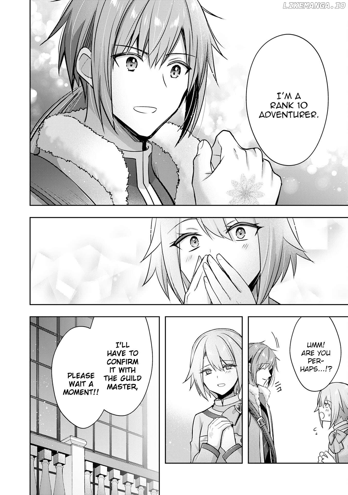 Uketsukejo Ni Kokuhaku Shitakute Guild Ni Kayoitsumetara Eiyu Ni Natteta Chapter 35 - page 4
