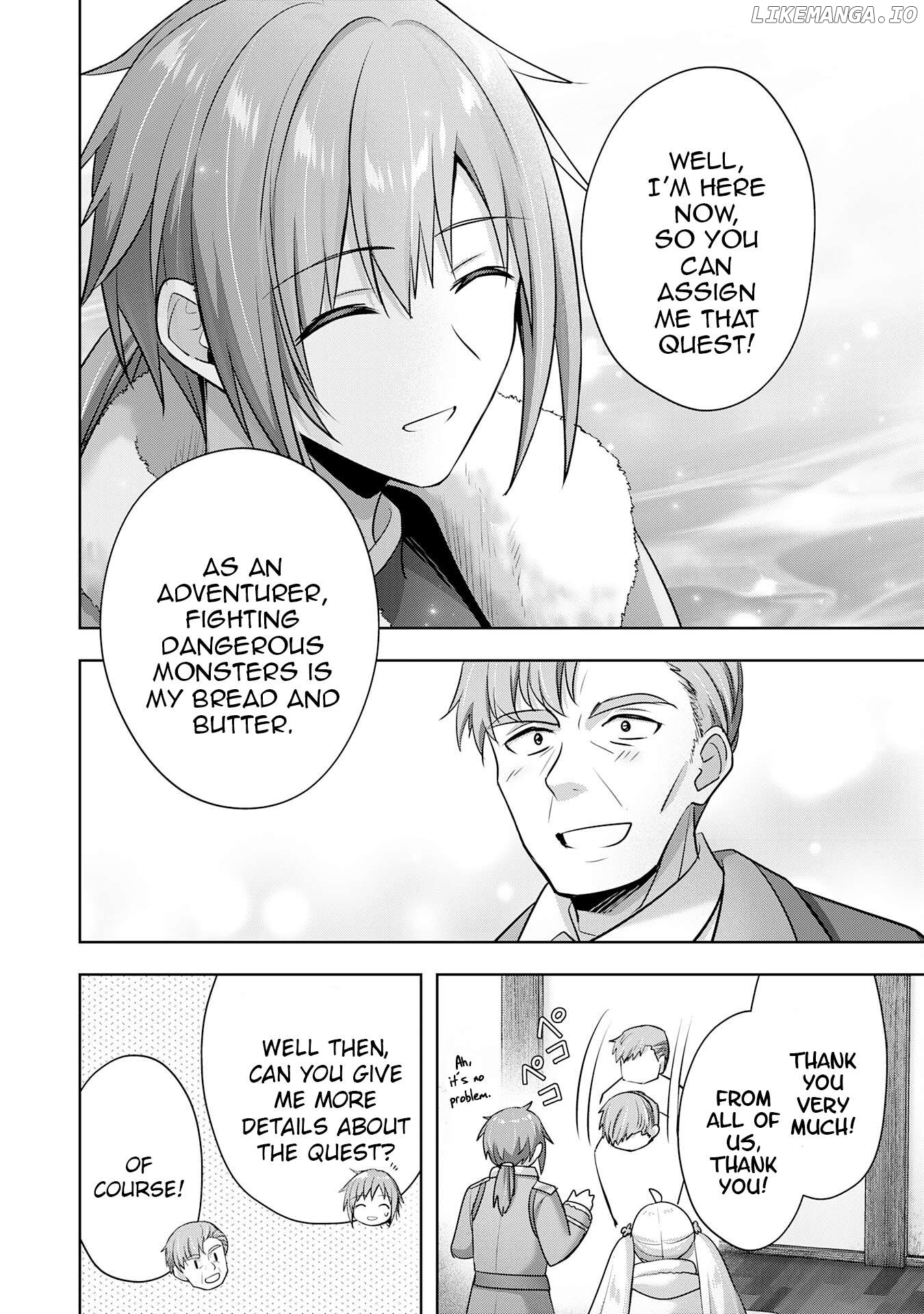 Uketsukejo Ni Kokuhaku Shitakute Guild Ni Kayoitsumetara Eiyu Ni Natteta Chapter 35 - page 6