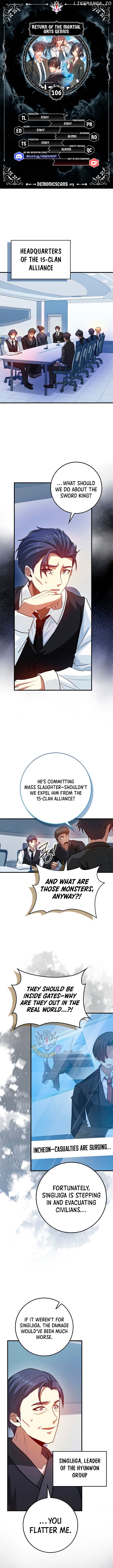 I Came Back as a Martial Genius Chapter 106 - page 1