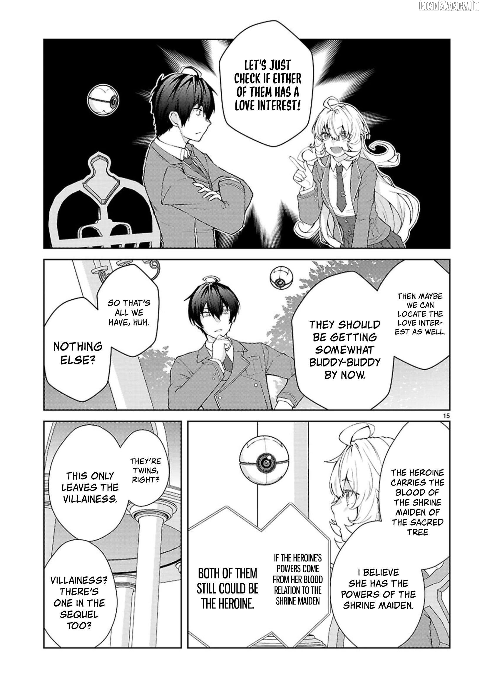 The World of Otome Games is Tough For Mobs Chapter 70 - page 15