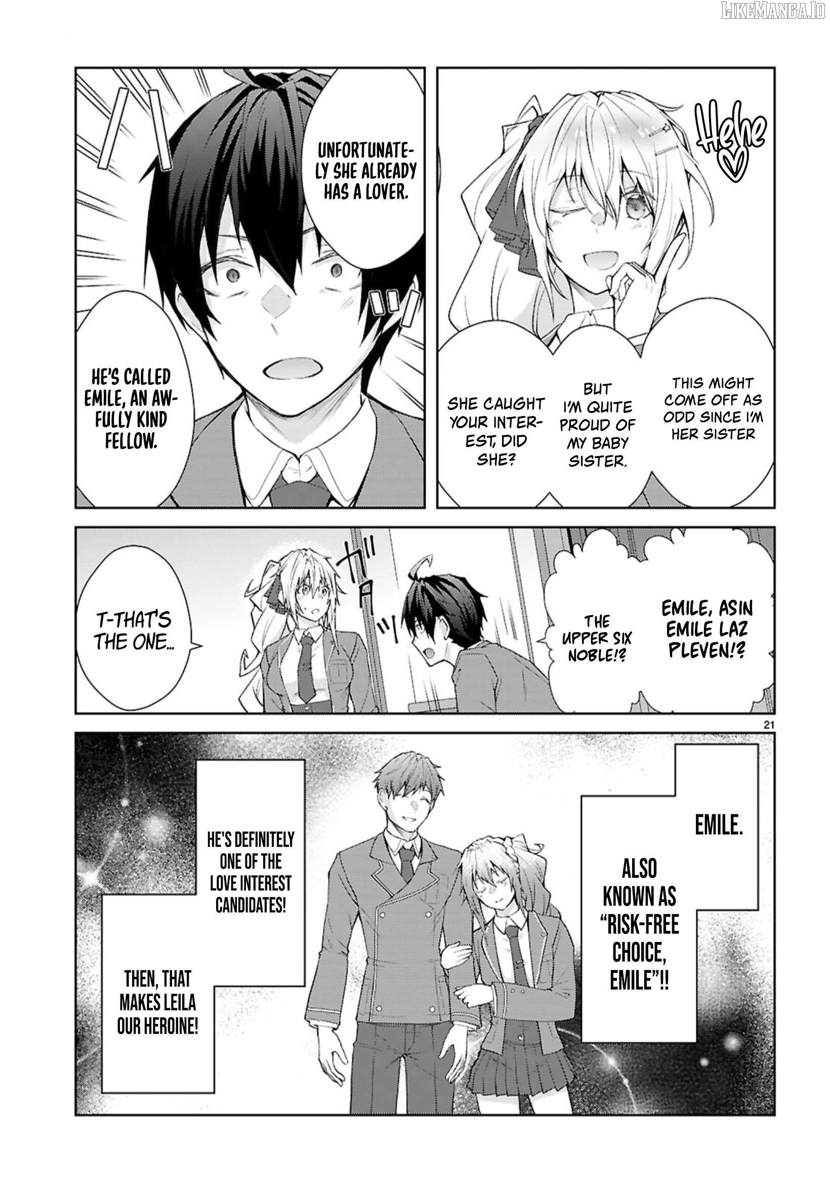 The World of Otome Games is Tough For Mobs Chapter 70 - page 21