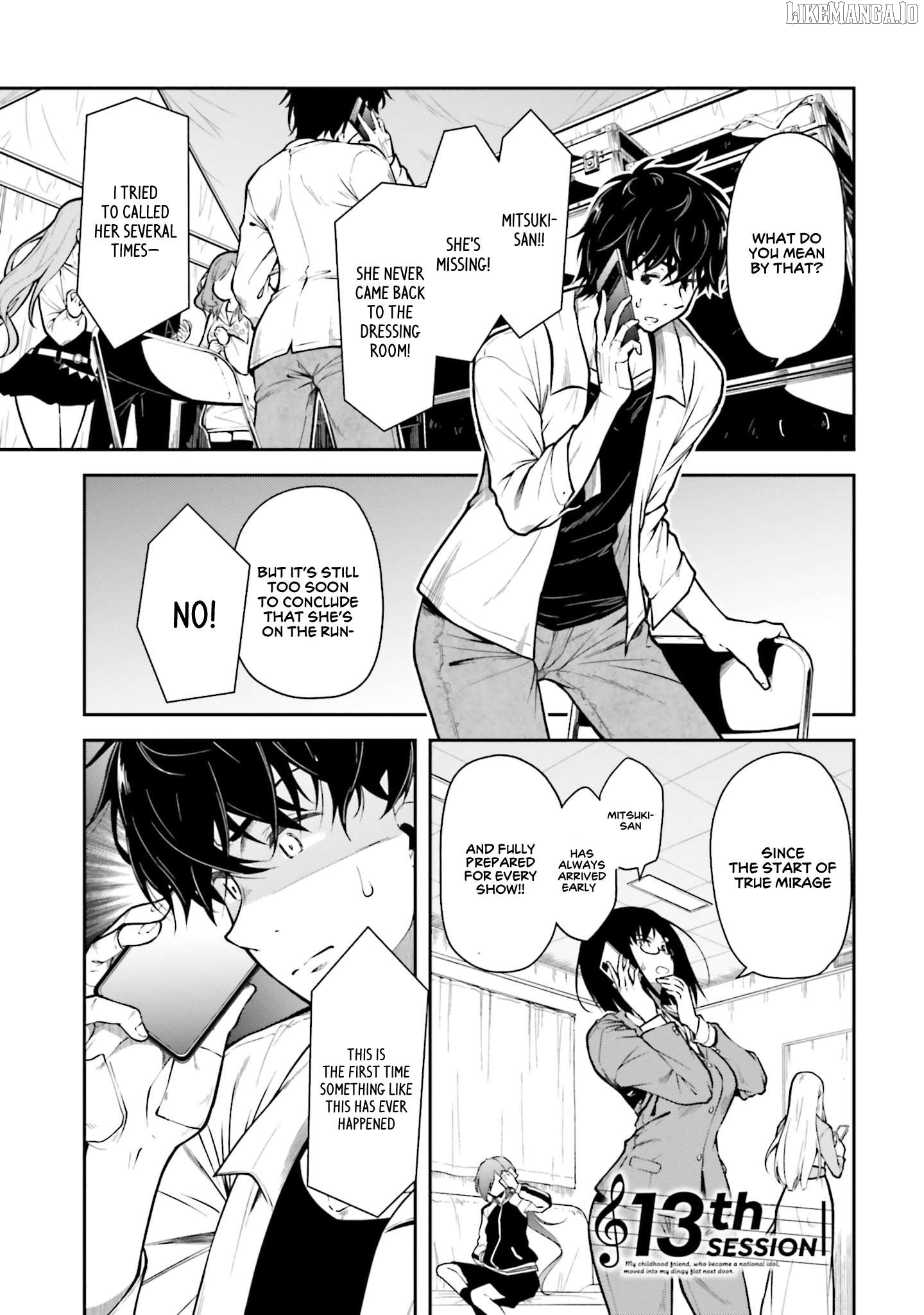 The Nationally Famous Idol, Who Turned Out To Be My Childhood Friend, Is Now My Neighbour Chapter 13 - page 2
