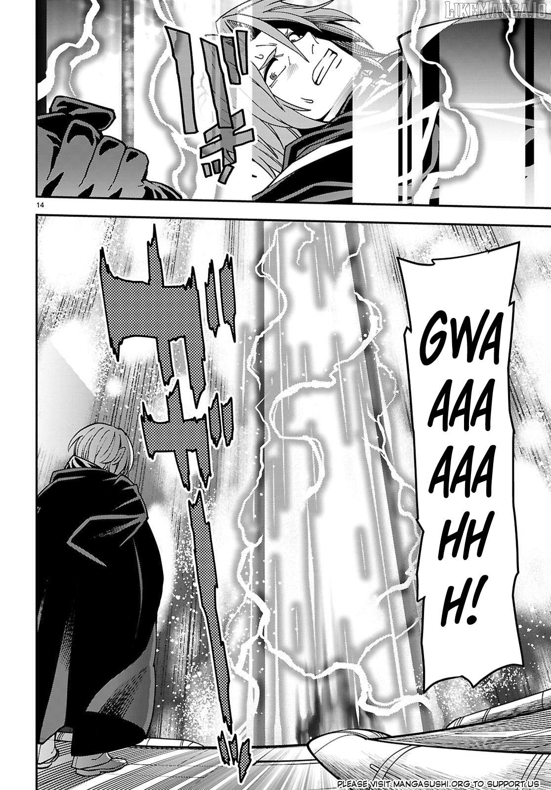 Konjiki no Moji Tsukai - Yuusha Yonin ni Makikomareta Unique Cheat Chapter 121 - page 14