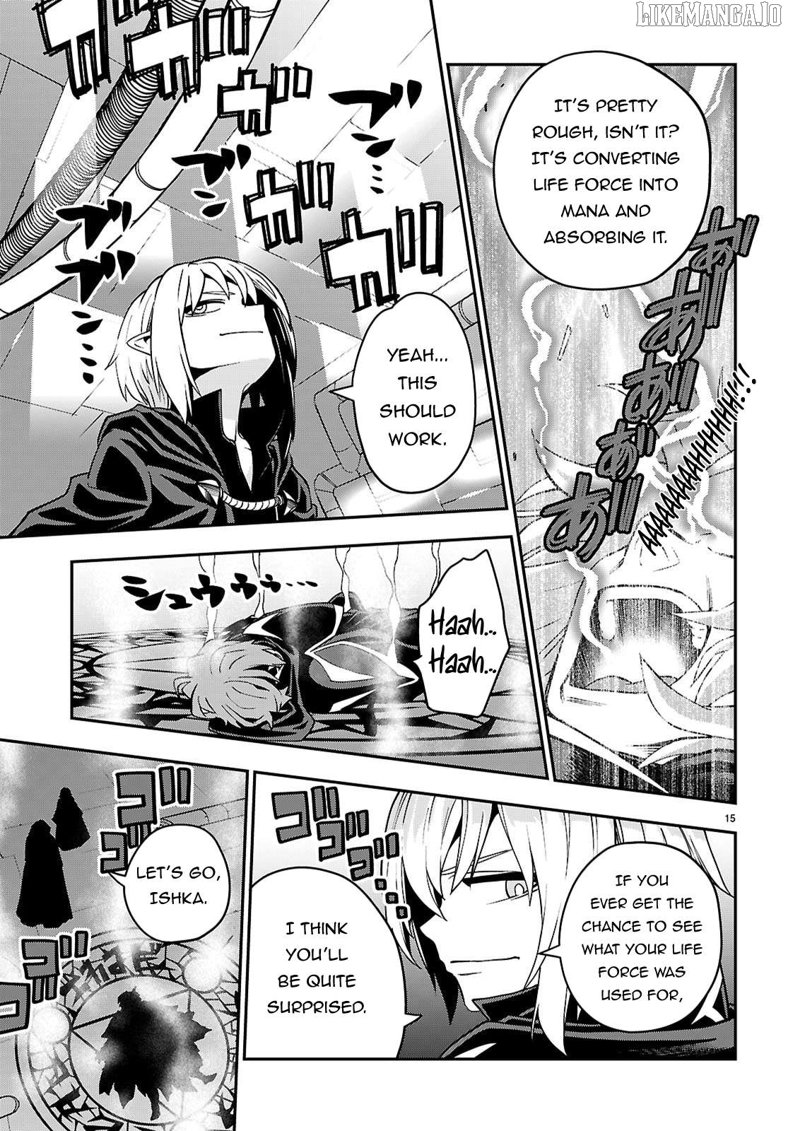 Konjiki no Moji Tsukai - Yuusha Yonin ni Makikomareta Unique Cheat Chapter 121 - page 15
