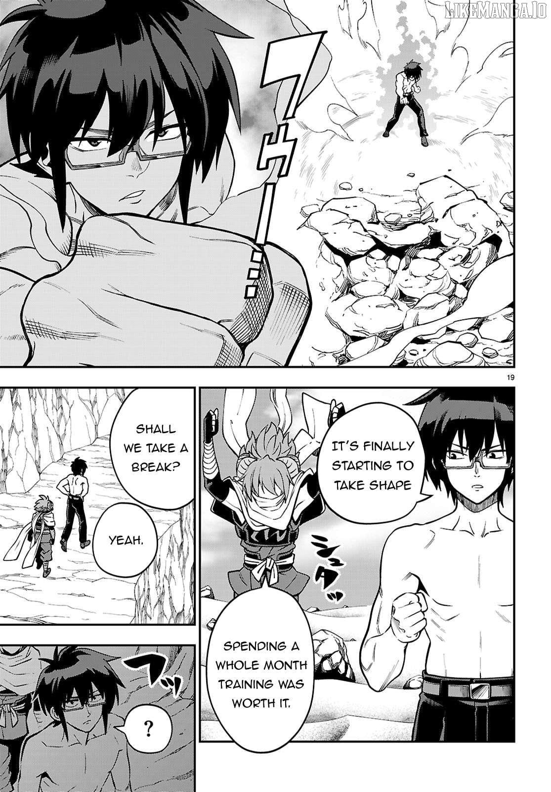 Konjiki no Moji Tsukai - Yuusha Yonin ni Makikomareta Unique Cheat Chapter 121 - page 19