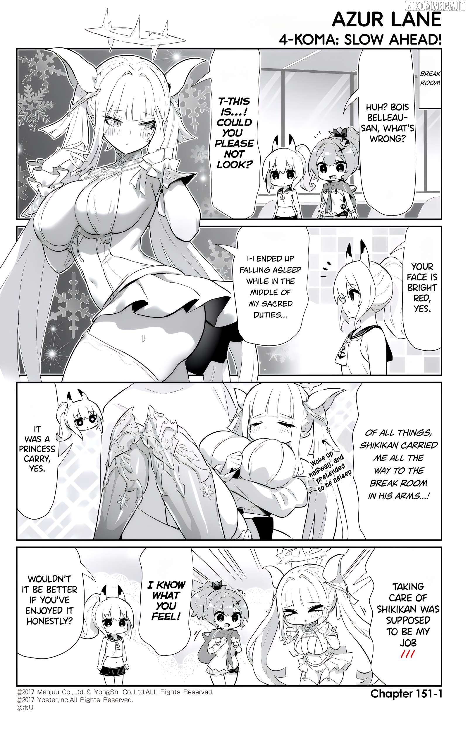 Azur Lane 4-Koma: Slow Ahead Chapter 151 - page 1