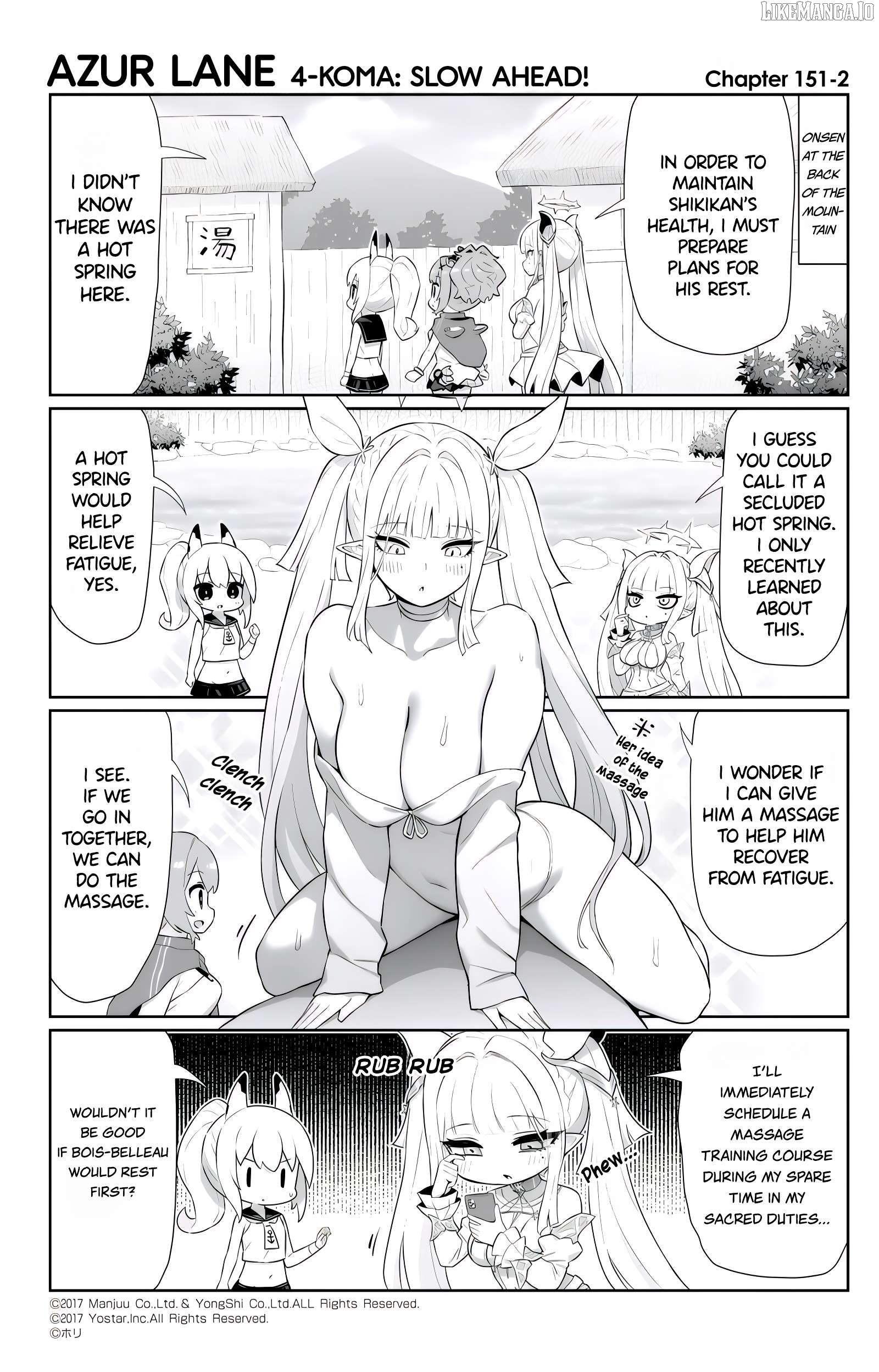 Azur Lane 4-Koma: Slow Ahead Chapter 151 - page 2