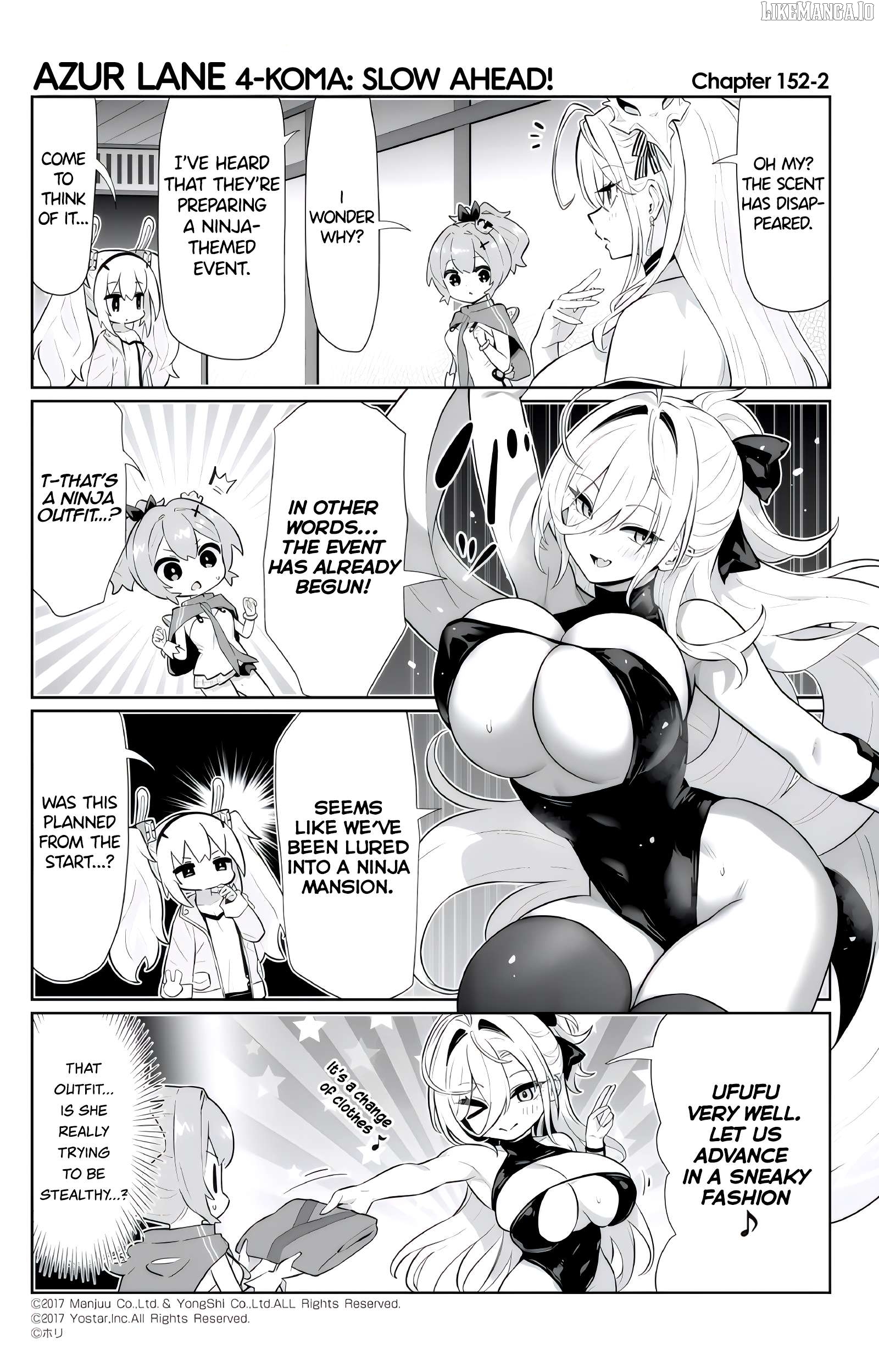 Azur Lane 4-Koma: Slow Ahead Chapter 152 - page 2
