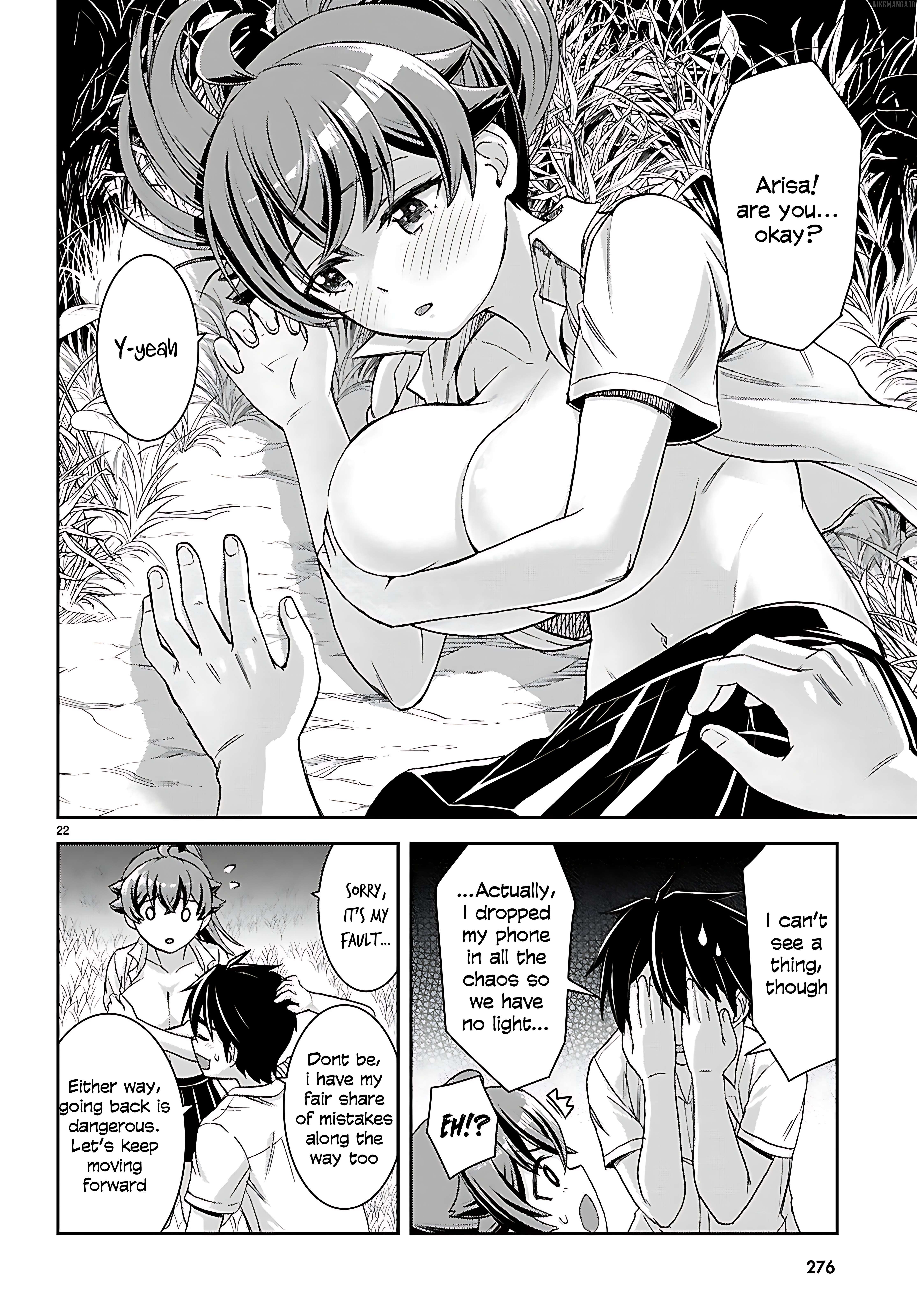 Isekai Yurutto Survival Seikatsu: Gakkou no Minna to Isekai no Mujintou ni Tenishitakedo Ore Dake Rakushou desu Chapter 39 - page 22