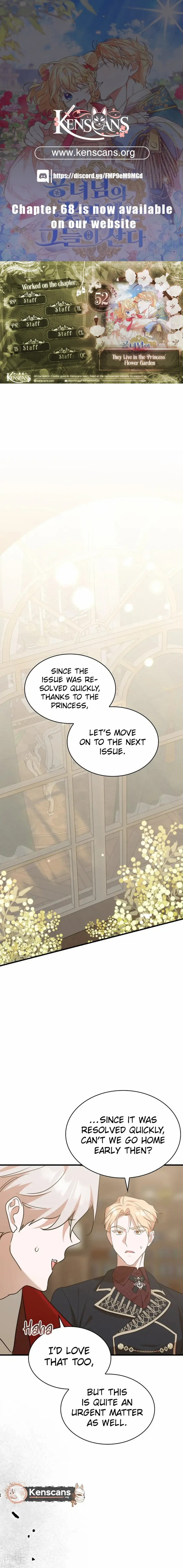 They Live in the Princess' Flower Garden Chapter 52 - page 1