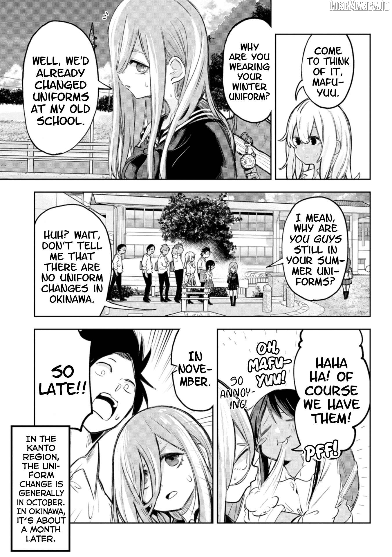 Okinawa de Suki ni Natta Ko ga Hougen Sugite Tsura Sugiru Chapter 47 - page 2