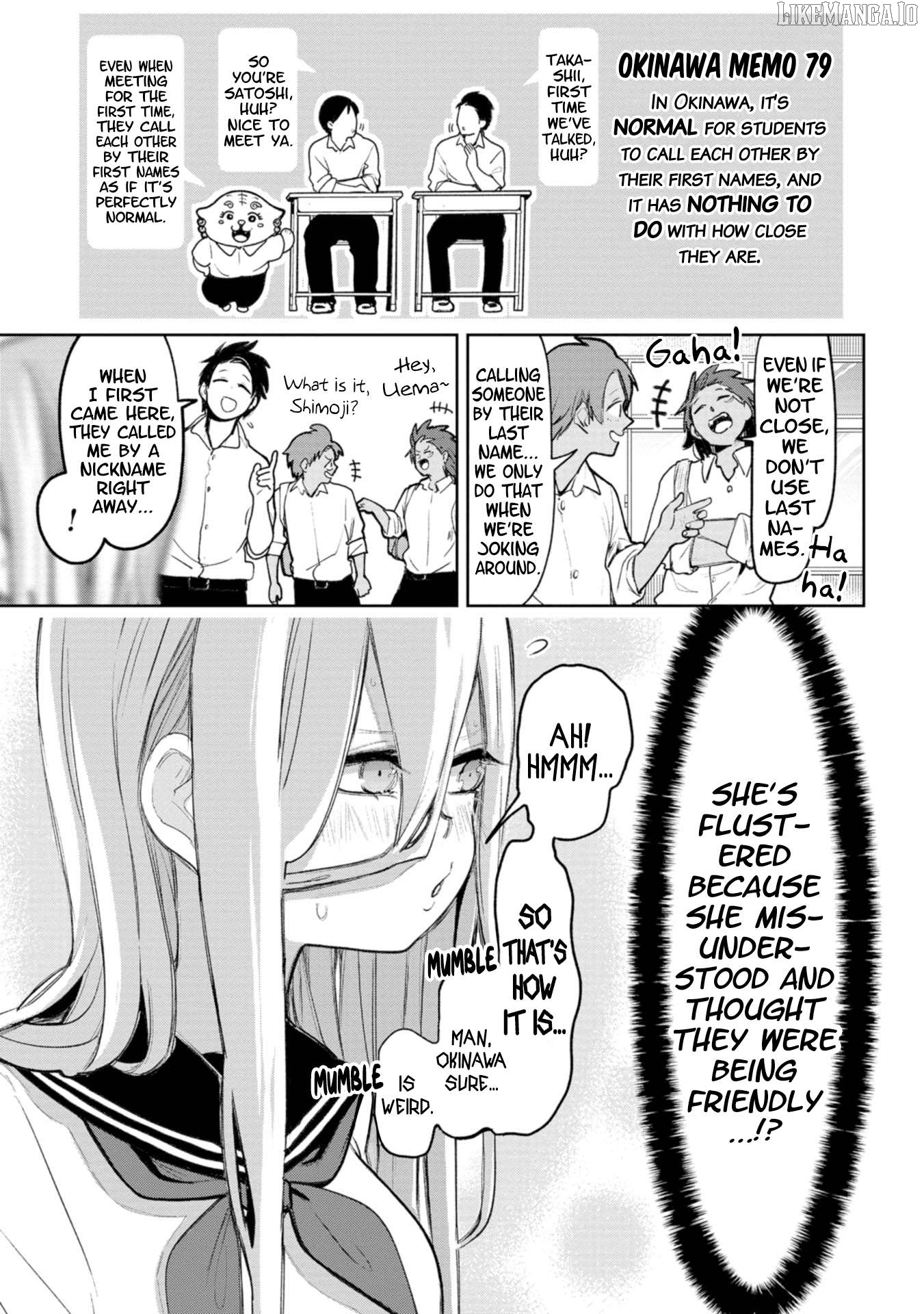 Okinawa de Suki ni Natta Ko ga Hougen Sugite Tsura Sugiru Chapter 48 - page 3