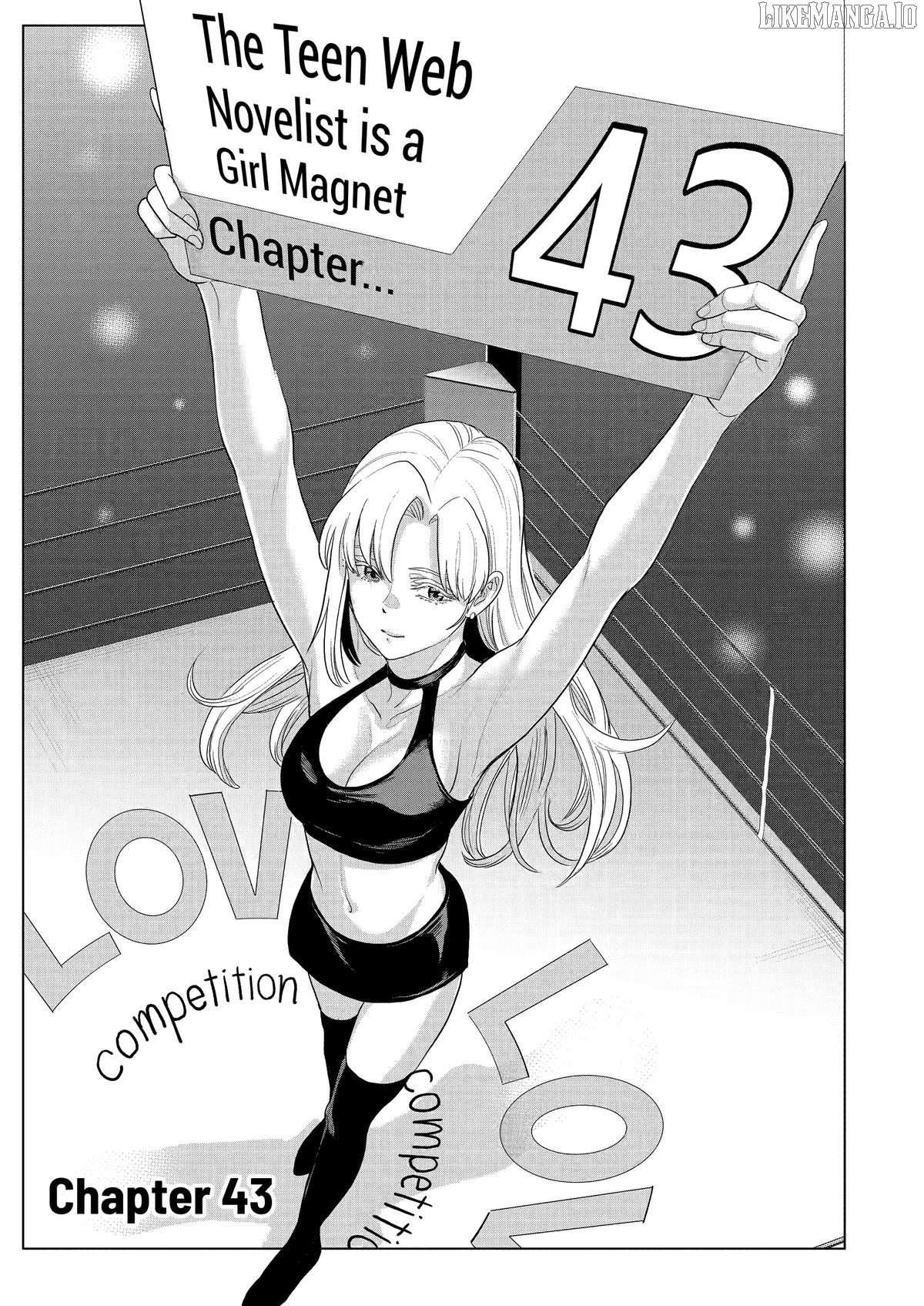 Koukousei WEB Sakka no Mote Seikatsu "Anta ga Kami Sakka na Wakenai desho" to Boku wo Futta Osananajimi ga Koukaishiteru kedo Mou Osoi Chapter 43 - page 1