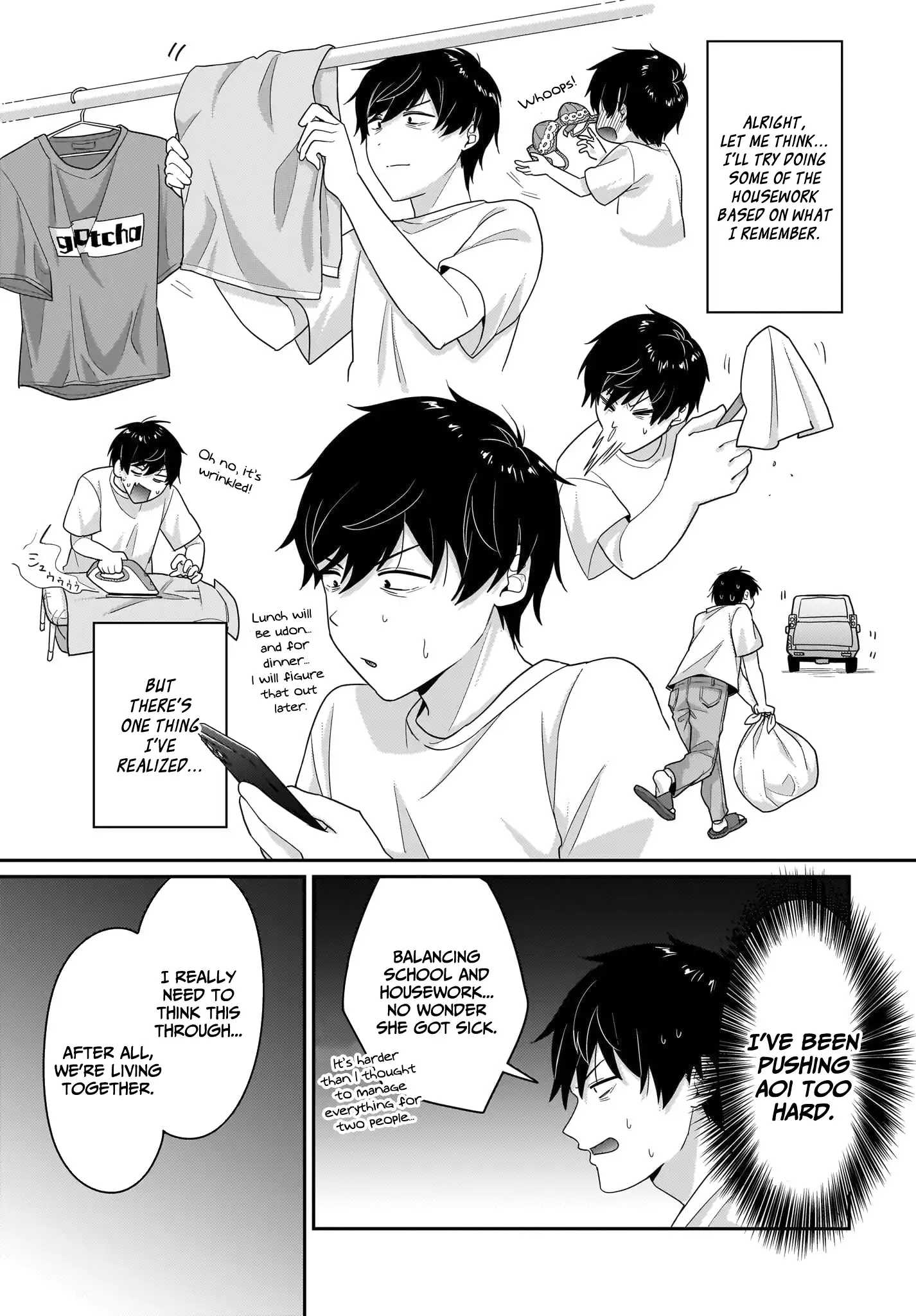 I, a Tired Office Worker, Start Living Together with a Beautiful Highschool Girl whom I Met Again After 7 Years Chapter 9 - page 18