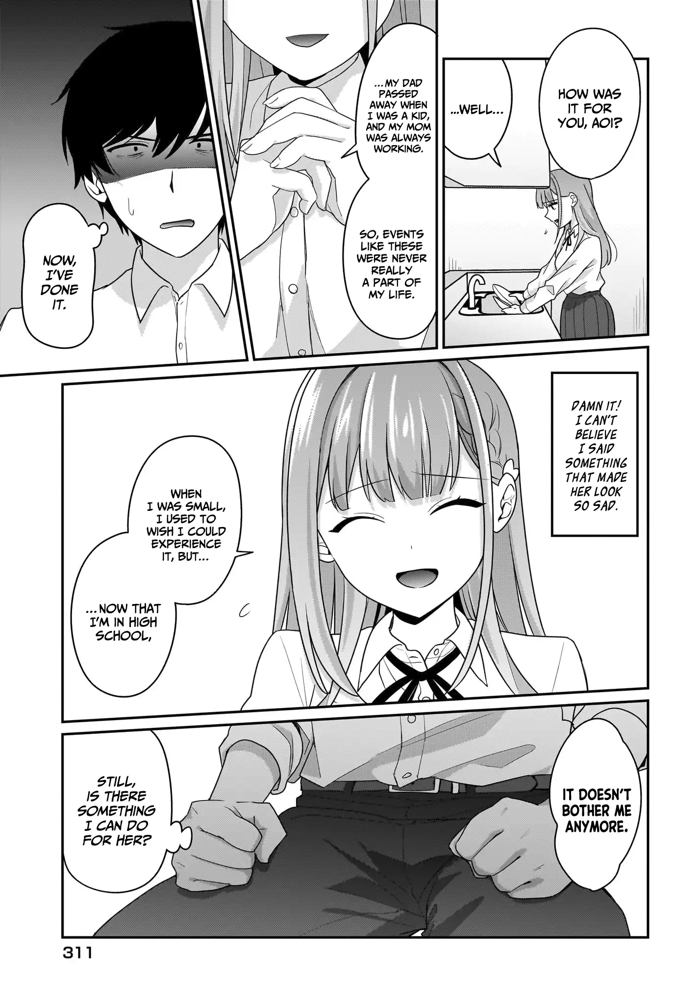 I, a Tired Office Worker, Start Living Together with a Beautiful Highschool Girl whom I Met Again After 7 Years Chapter 10 - page 10