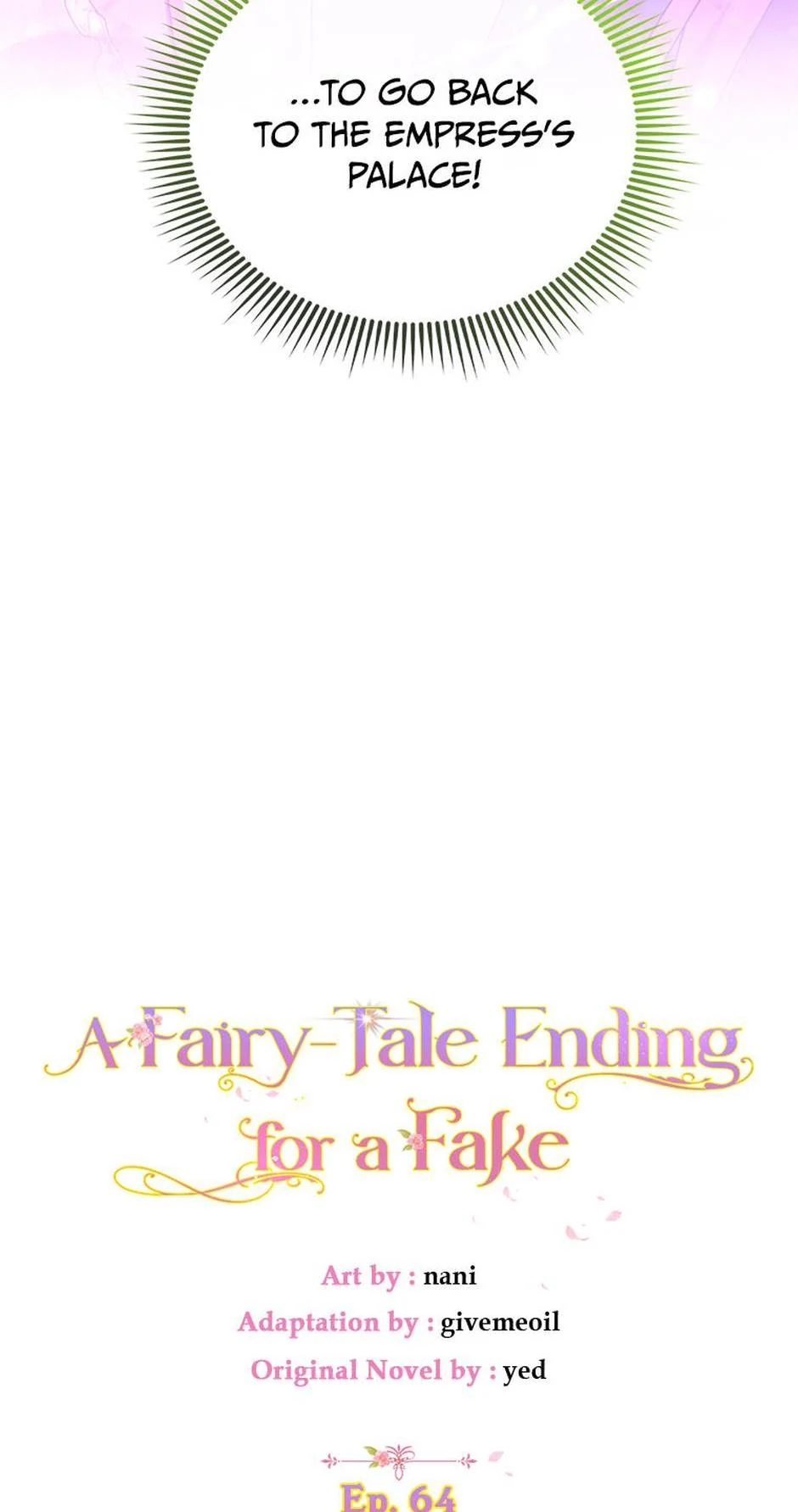 A Fairy-Tale Ending for a Fake Chapter 64 - page 4