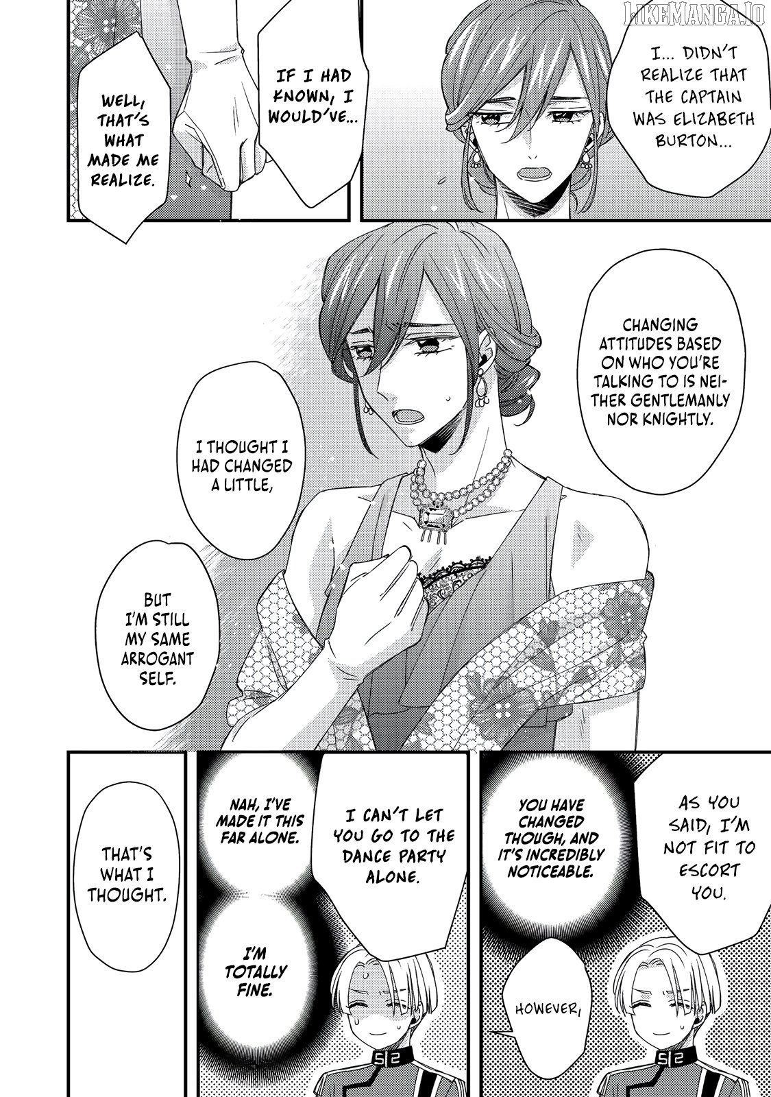 Mob Douzen No Akuyaku Reijou Wa Dansou Shite Kouryaku Taishou No Za O Nerau Chapter 7 - page 17