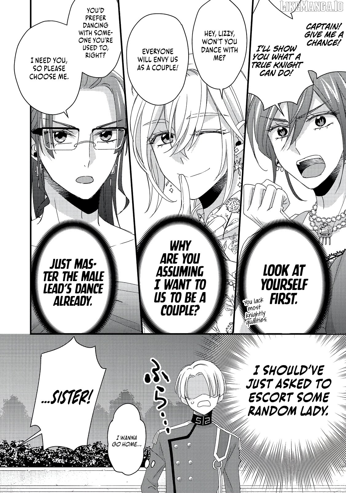 Mob Douzen No Akuyaku Reijou Wa Dansou Shite Kouryaku Taishou No Za O Nerau Chapter 7 - page 23
