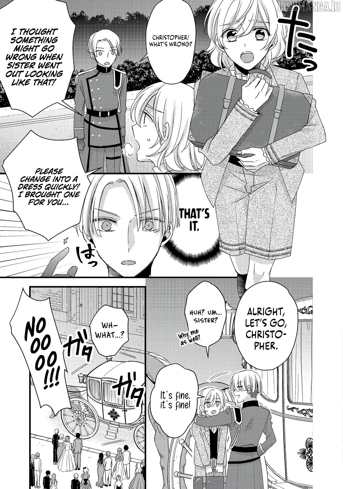Mob Douzen No Akuyaku Reijou Wa Dansou Shite Kouryaku Taishou No Za O Nerau Chapter 7 - page 24