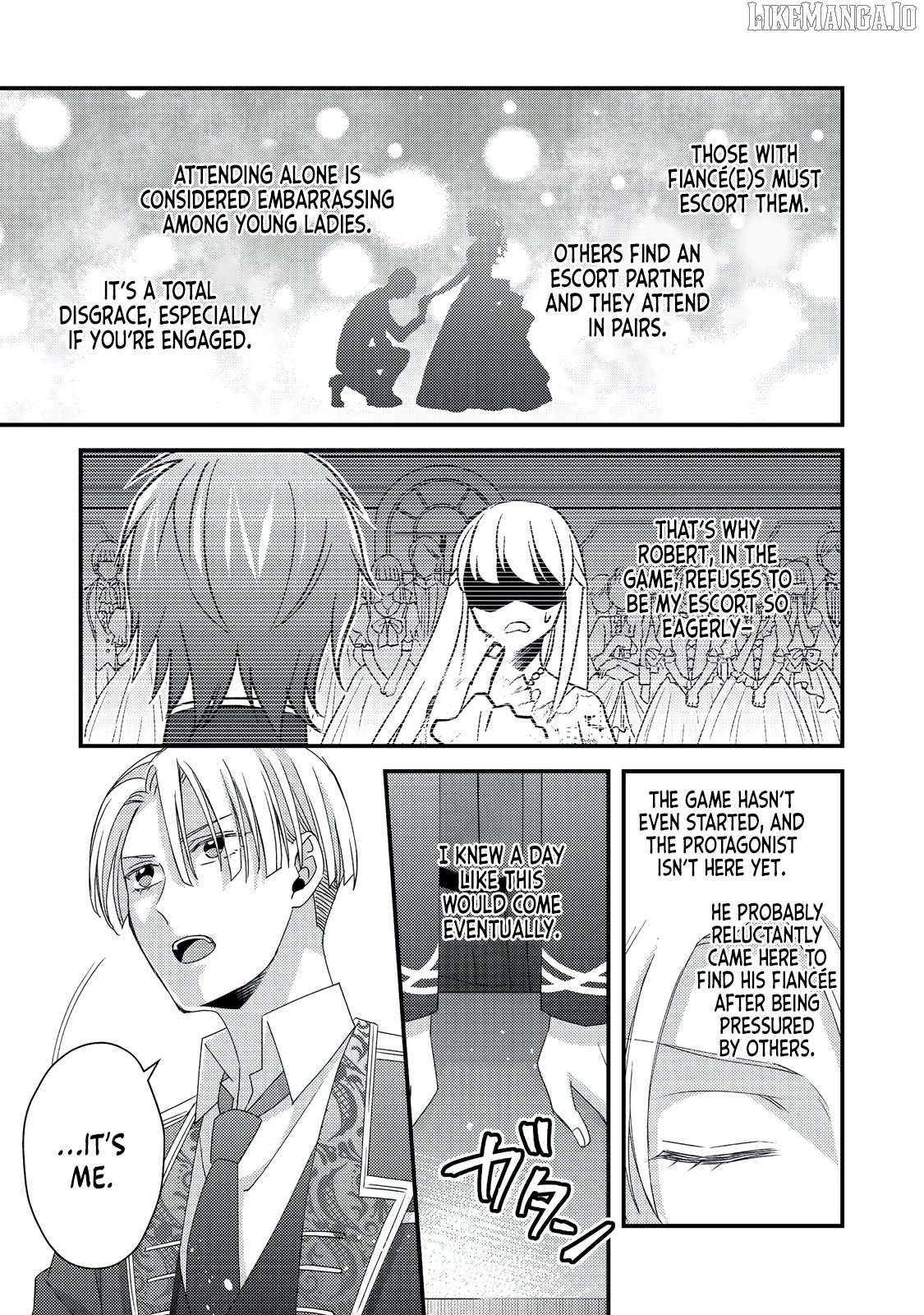Mob Douzen No Akuyaku Reijou Wa Dansou Shite Kouryaku Taishou No Za O Nerau Chapter 7 - page 4